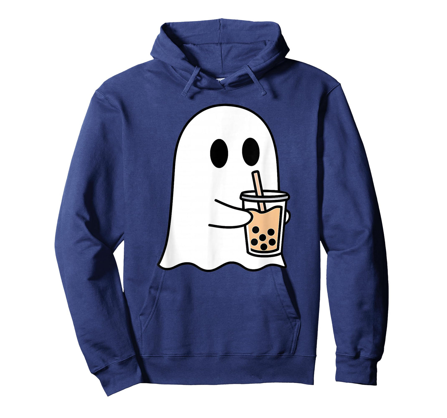 Spooky Ghost Drinking Boba Tea Halloween Costume Boba Tea T-Shirt
