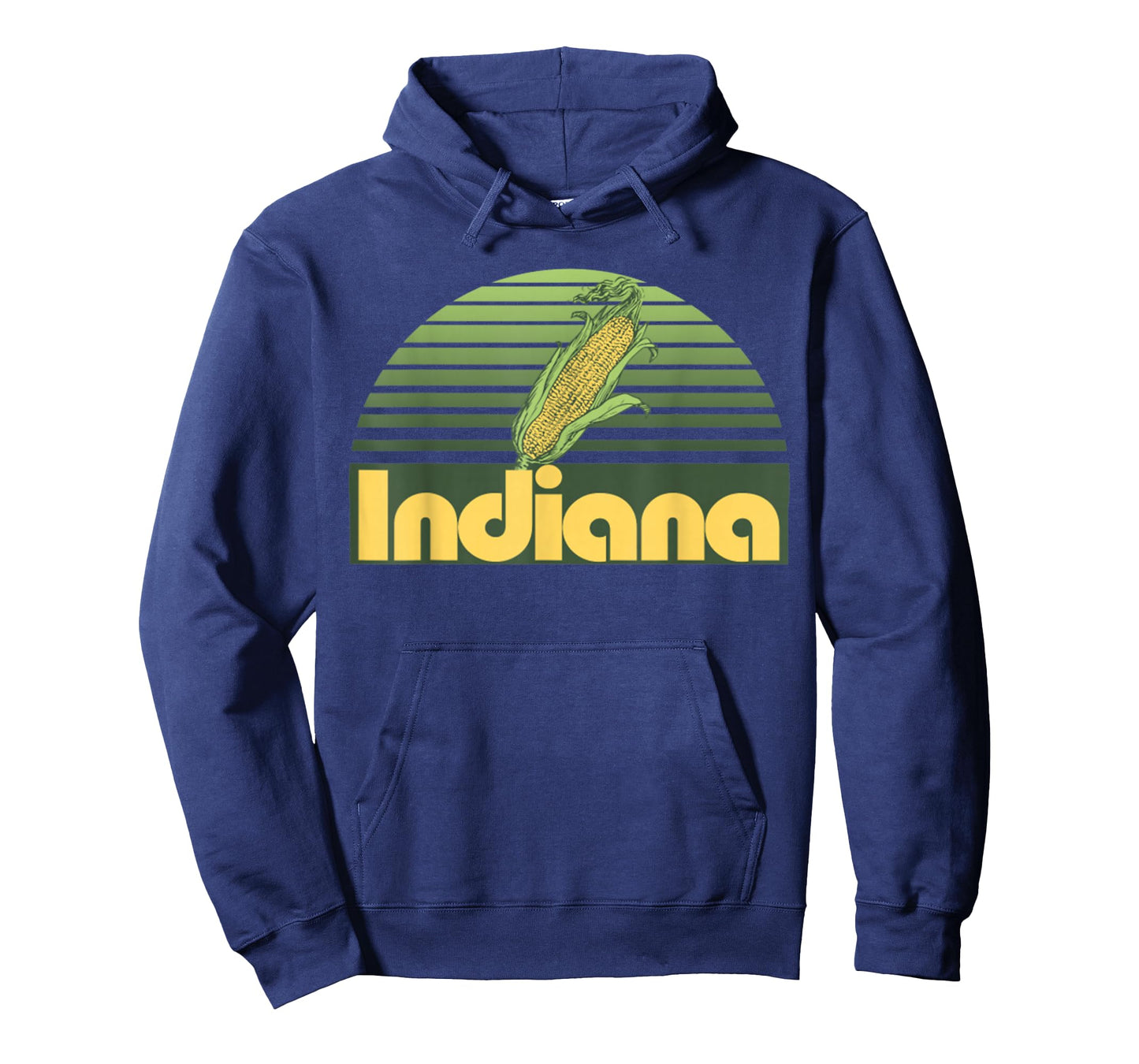Vintage Indiana State T-Shirt Indiana Home Borned Raised T-Shirt