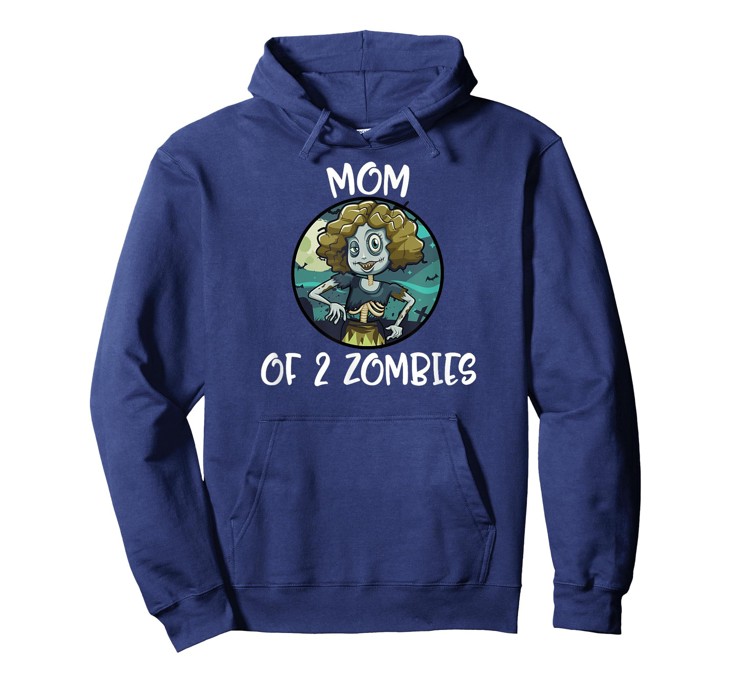 Mother's Day Mom Of 2 Zombies Women Gift T-Shirt