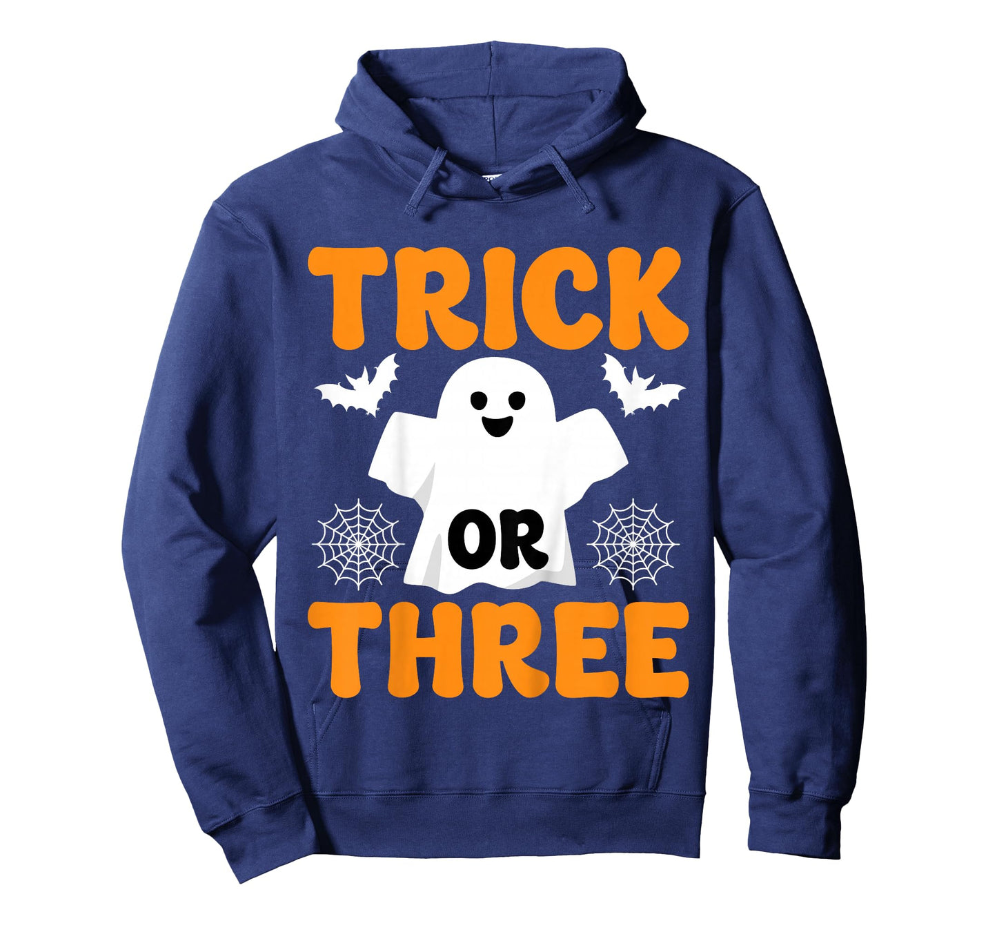 Kids Trick or Three Halloween Spooky Ghost Kids 3rd Birthday T-Shirt
