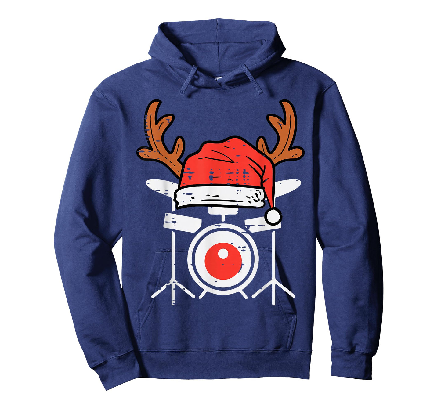 Drums Christmas Music Instrument Band Drummer Rock Xmas T-Shirt