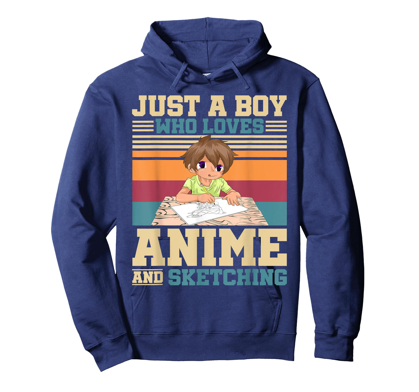Just A Boy Who Loves Anime And Sketching Japanese Anime T-Shirt