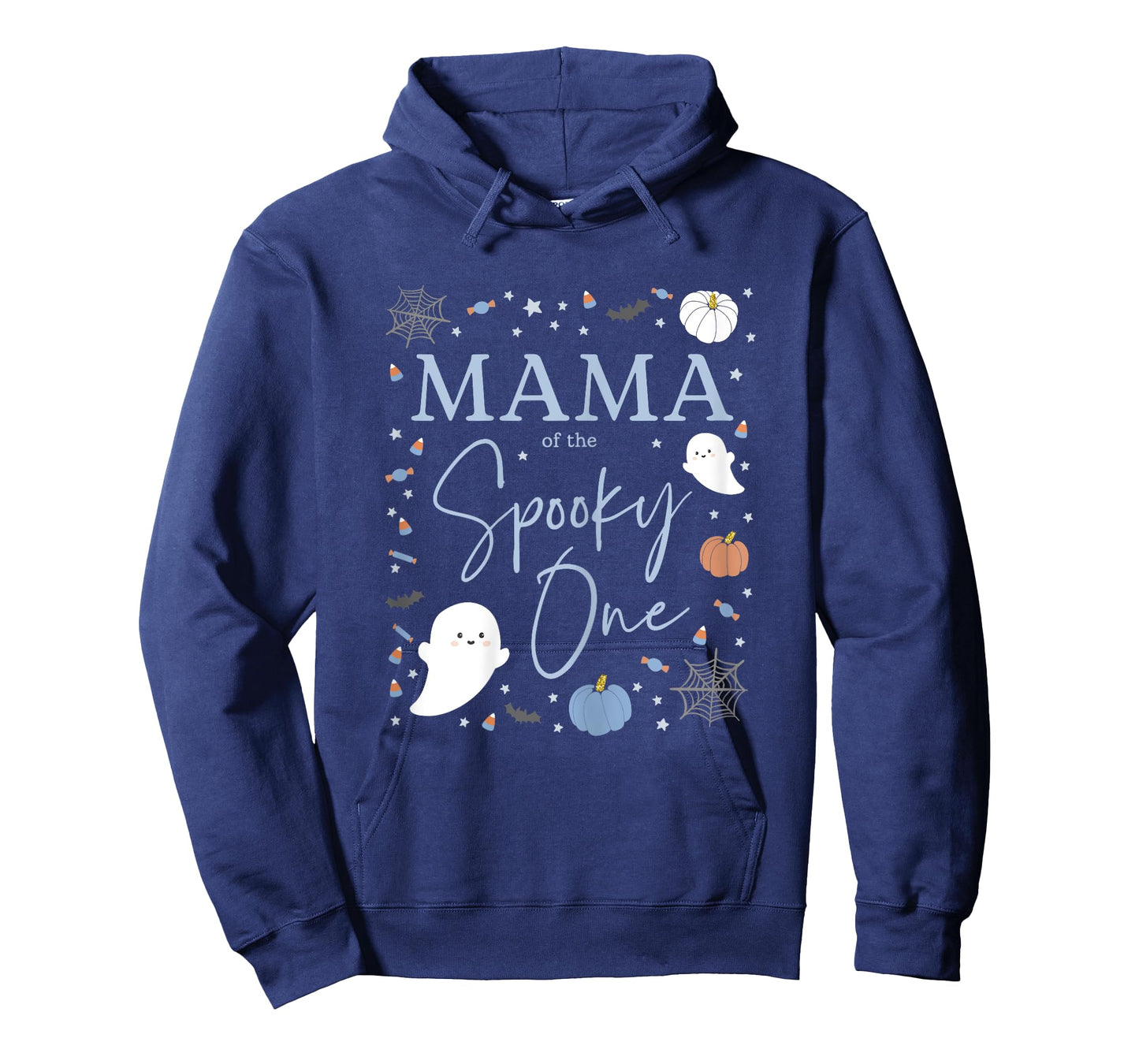 Mama of The Spooky One First Birthday Blue Boy 1st Halloween T-Shirt