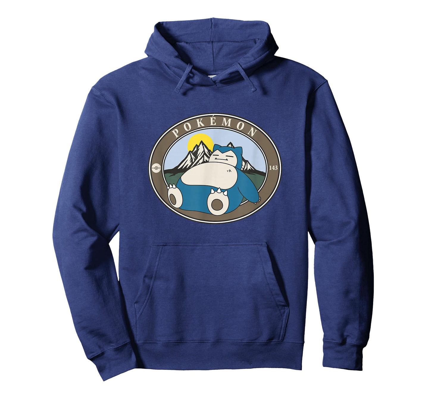 Pokémon 143 Snorlax Sleepy Outdoor Adventures Park Badge T-Shirt