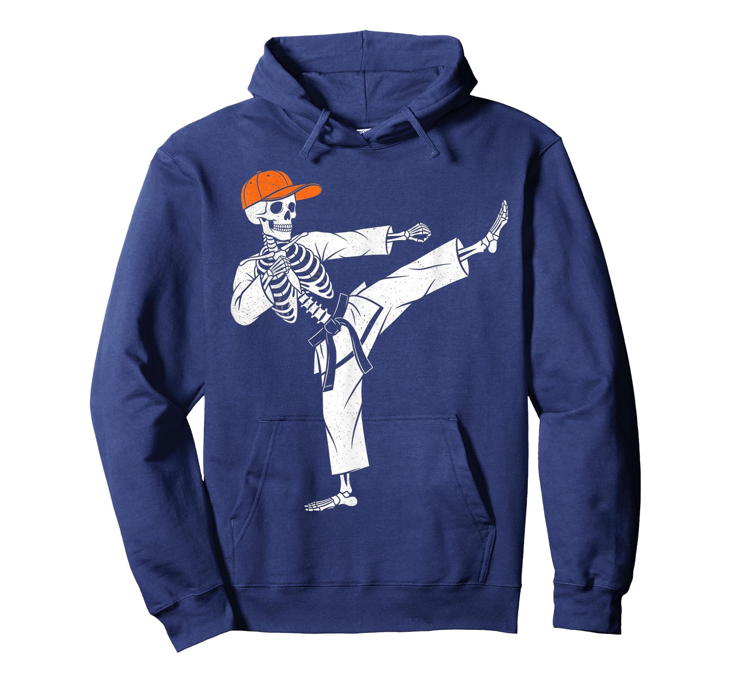 Skeleton Karate Halloween Funny Spooky Skeleton Karate T-Shirt