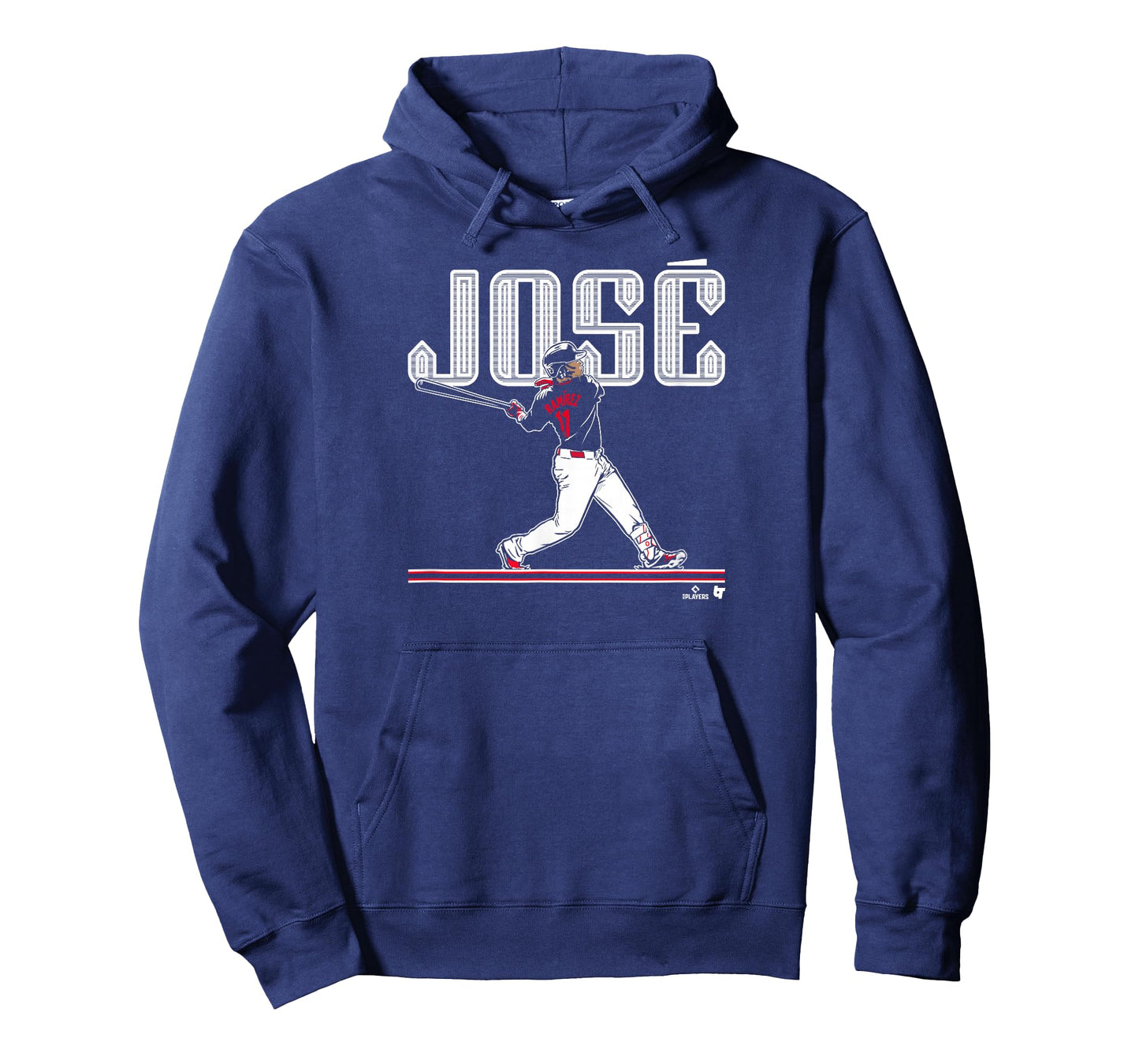 Jose Ramirez - Slugger Swing - Cleveland Baseball T-Shirt