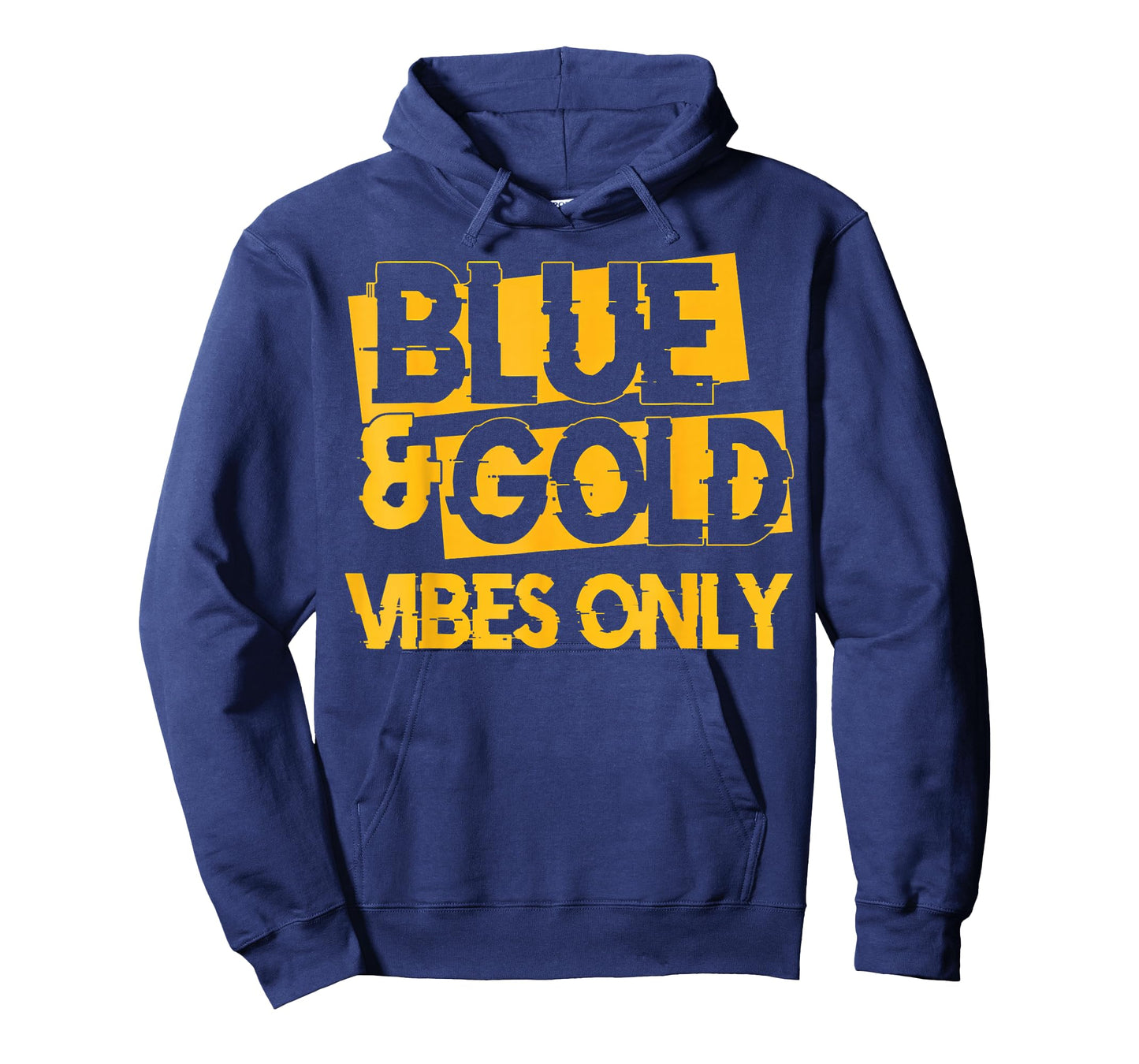 Blue and Gold Game Day Group for High School Football T-Shirt