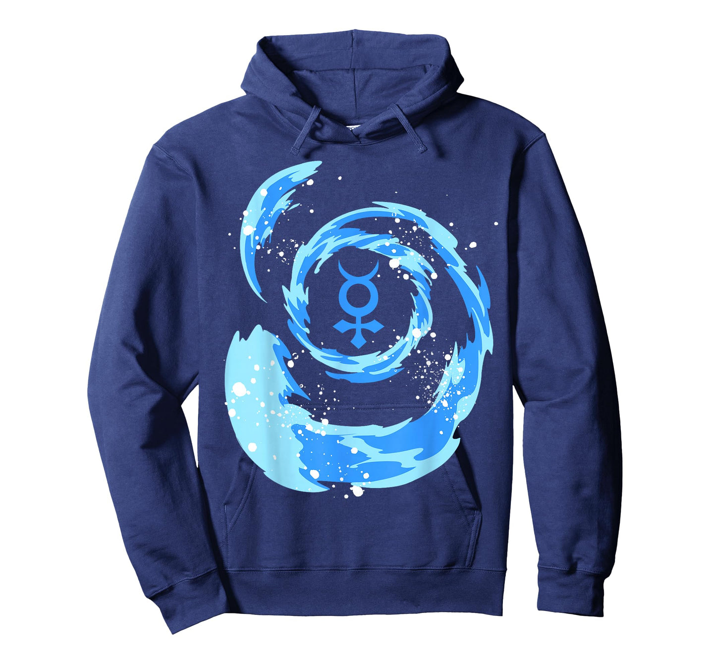 Sailor Anime Water Tsunami Mercury Star Symbol H2O Kawaii T-Shirt