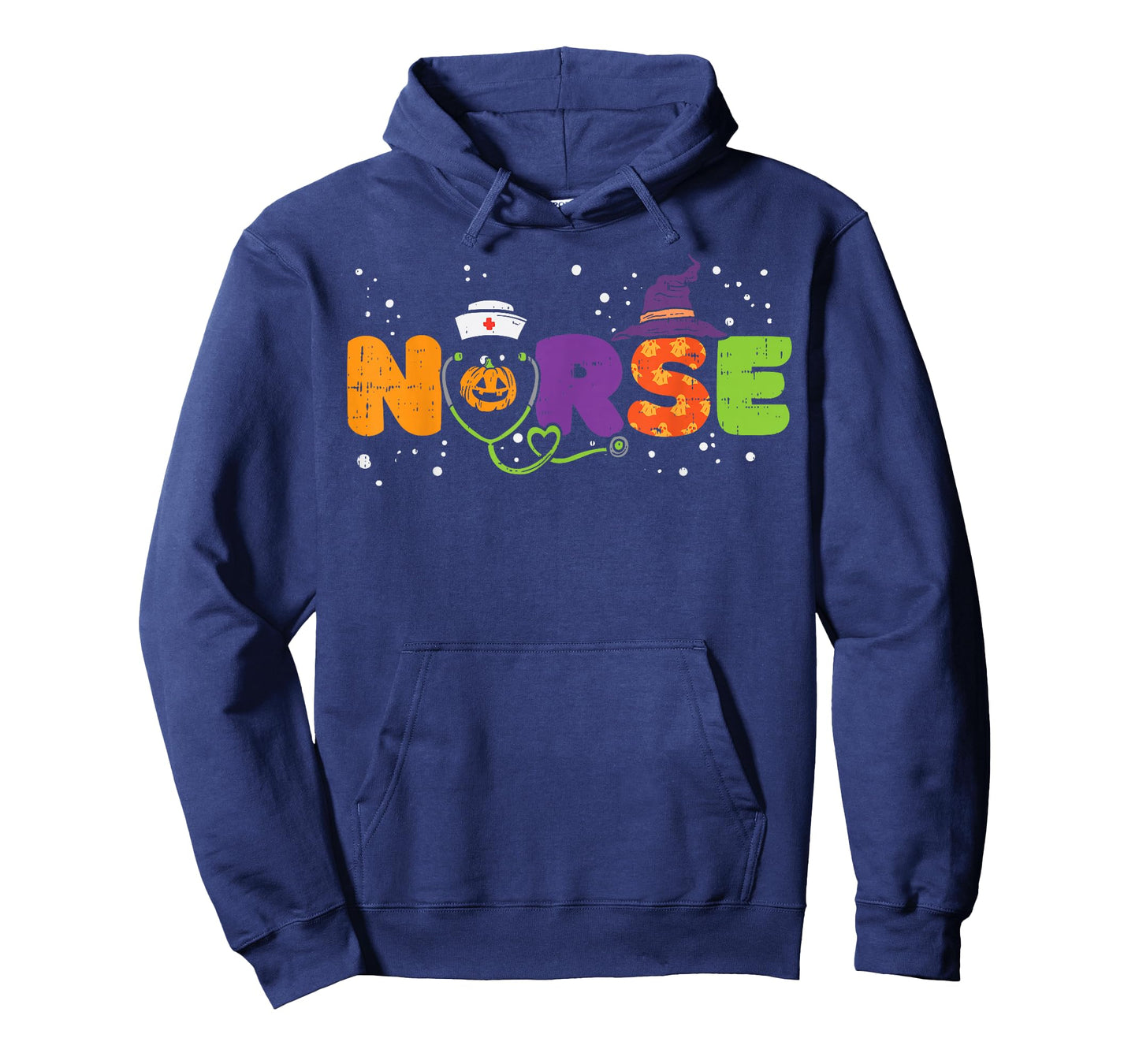 Nurse Pumpkin Stethoscope Halloween Costume Nursing Women T-Shirt