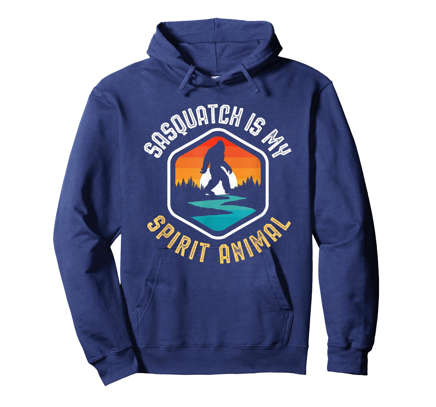 Sasquatch is my Spirit Animal Vintage Bigfoot Outdoor T-Shirt