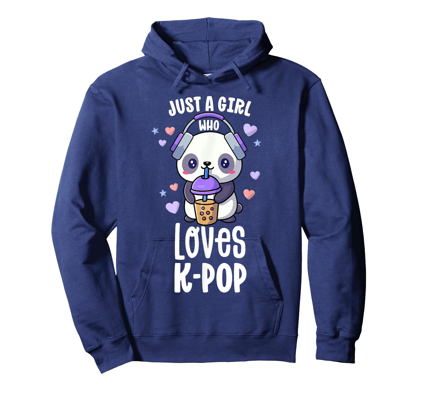 Just A Girl Who Loves K-Pop Shirt Gift Kawaii Boba and Kpop T-Shirt