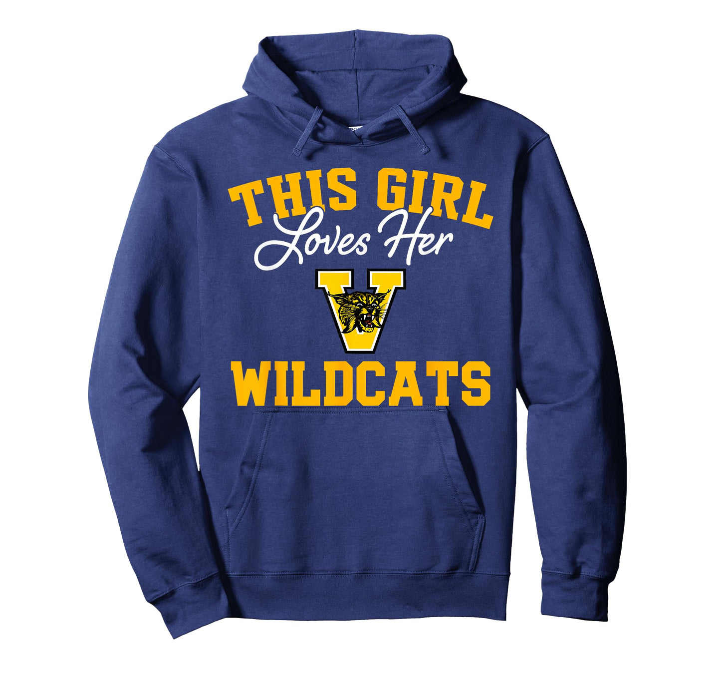 Valdosta Wildcats Logo This Girl Loves Her HS T-Shirt