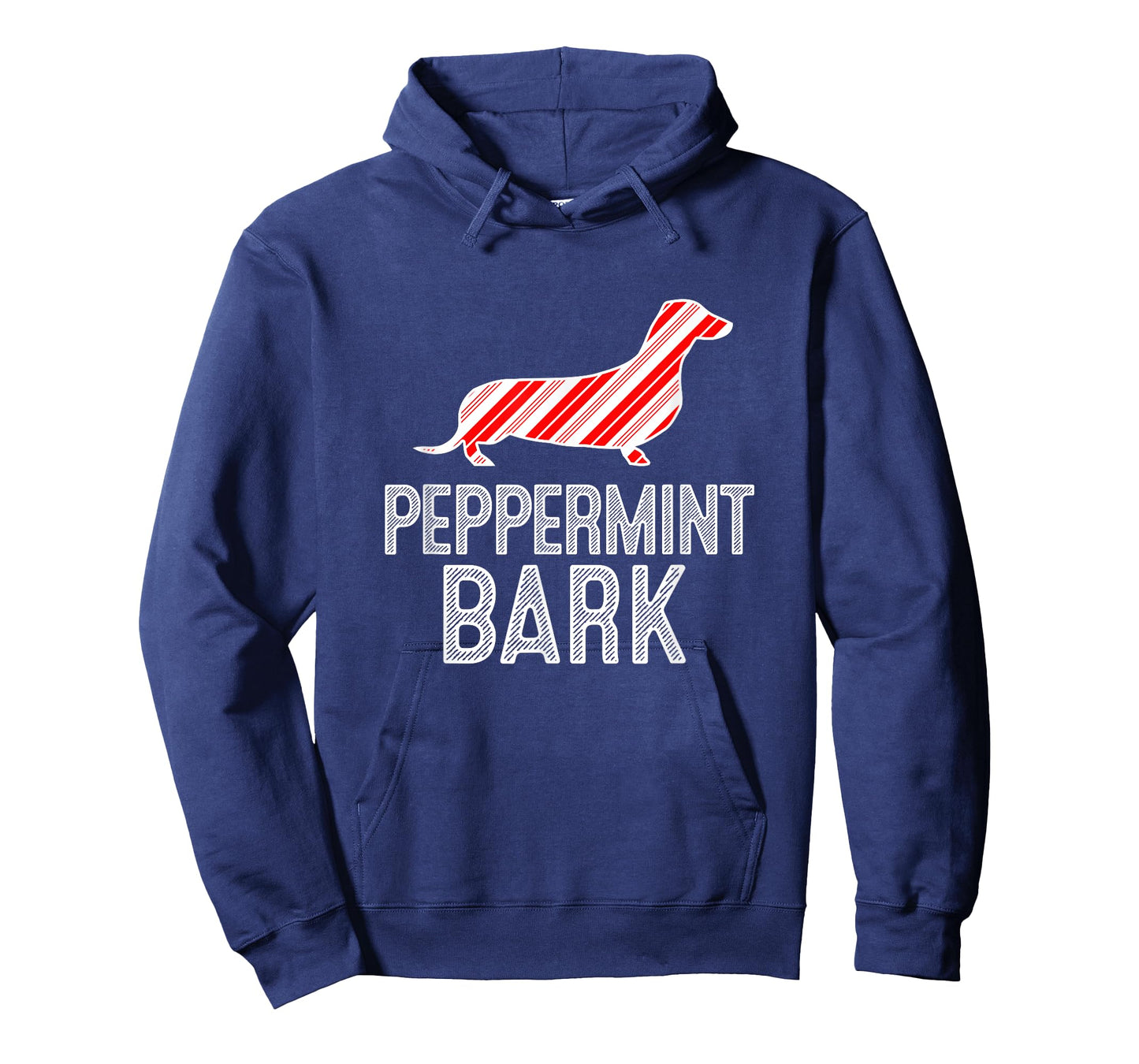 Doxie Dachshund Peppermint Bark Christmas Dog T-Shirt