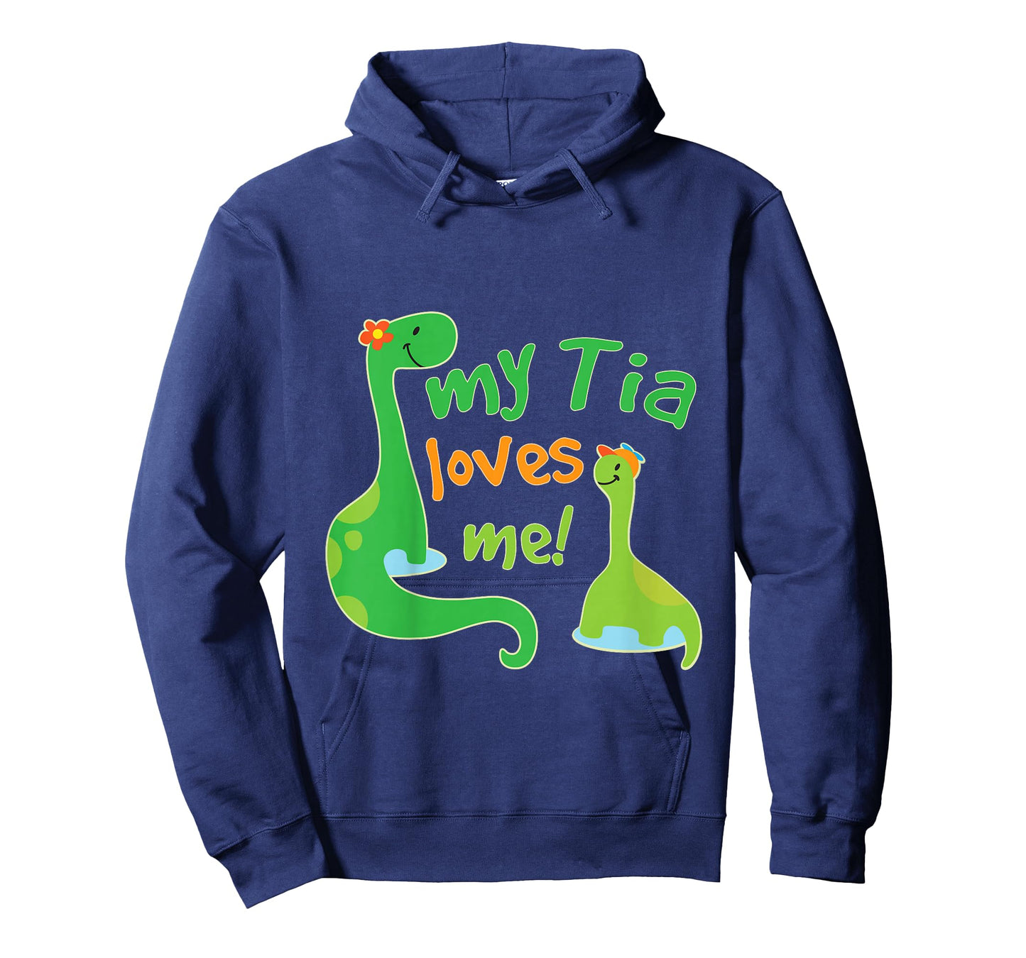 Kids My Tia Loves Me Nephew Dinosaur T-Shirt