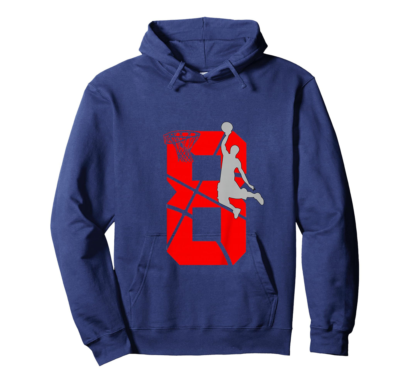 8 Year Old 8th Basketball Birthday PartyTheme Boys Girls T-Shirt