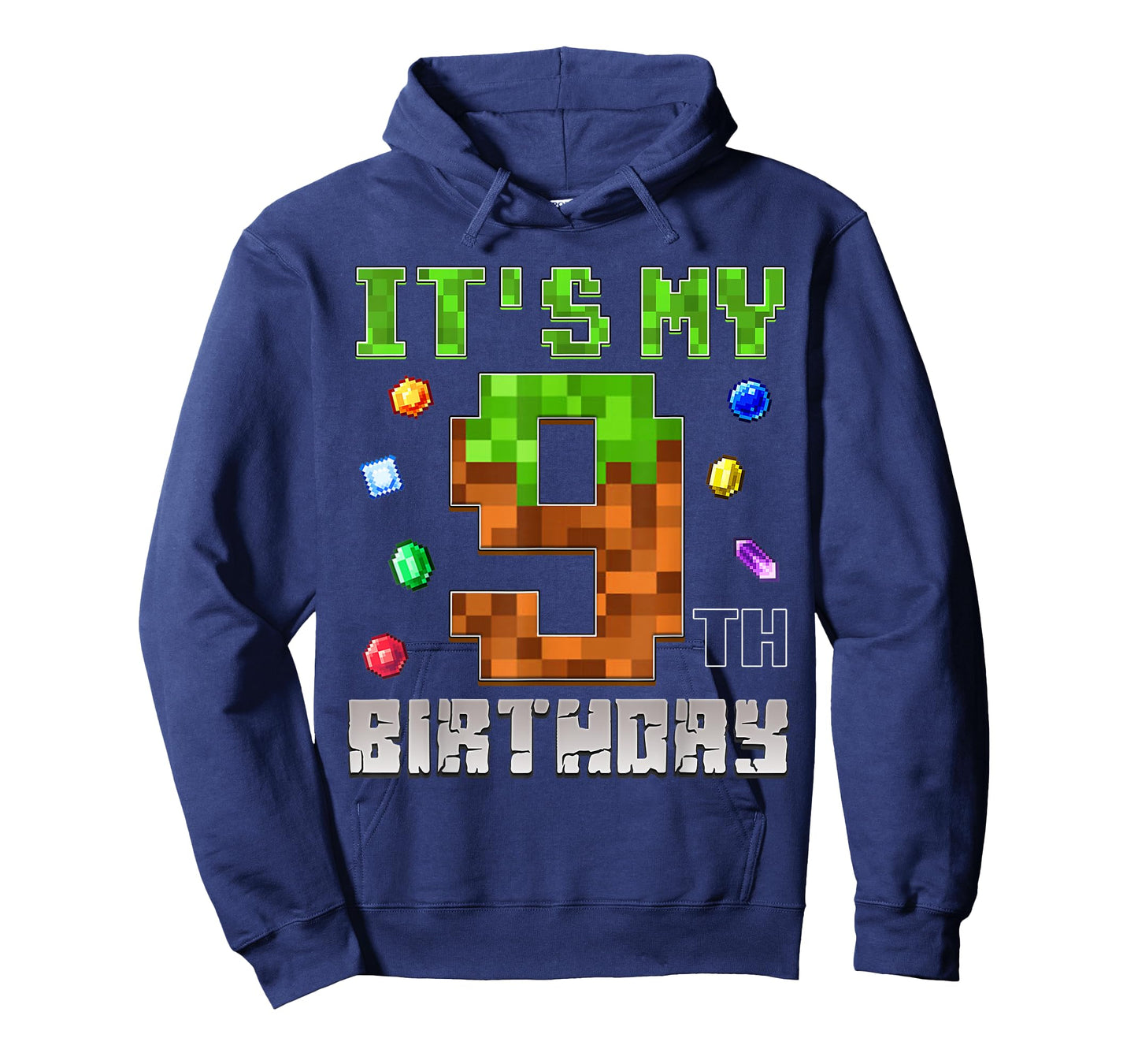 Birthday Boy Shirt It's My 9th Birthday Video Game Pixel T-Shirt