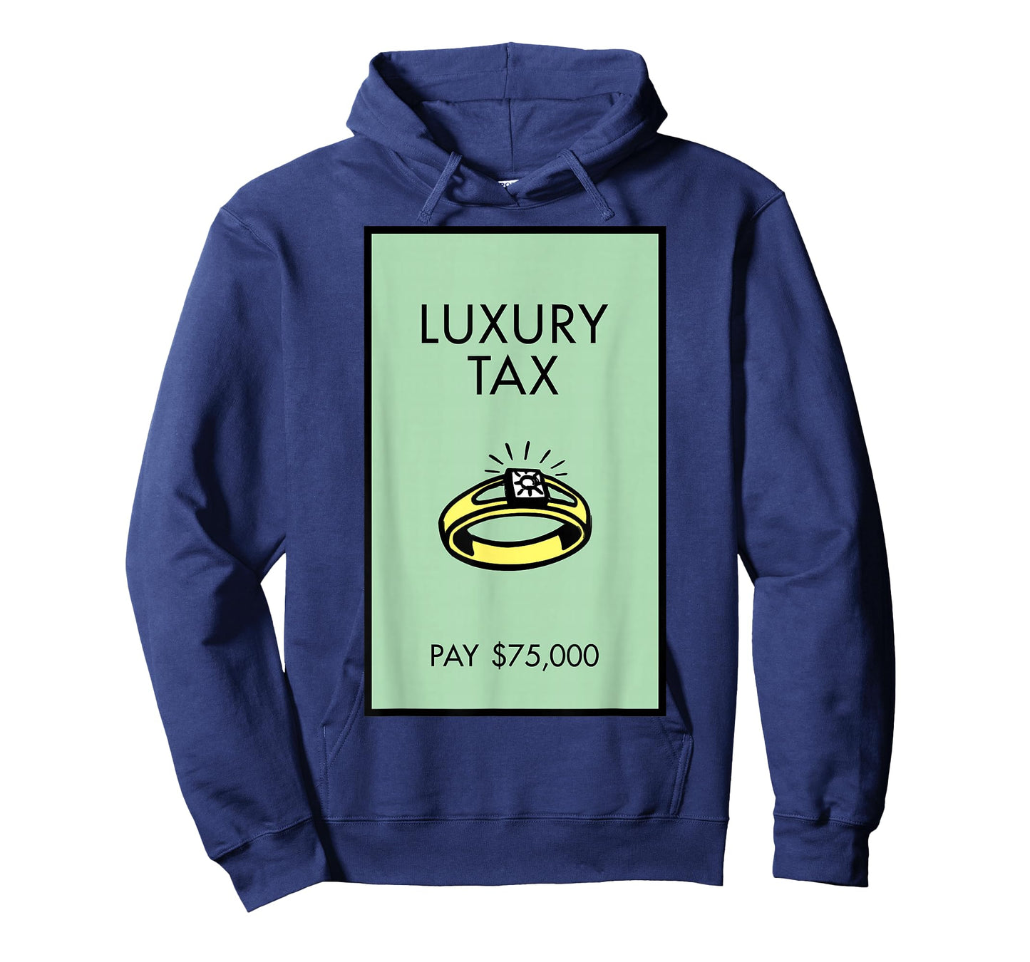 Monopoly Luxury Tax Pay 75,000 Playing Card T-Shirt