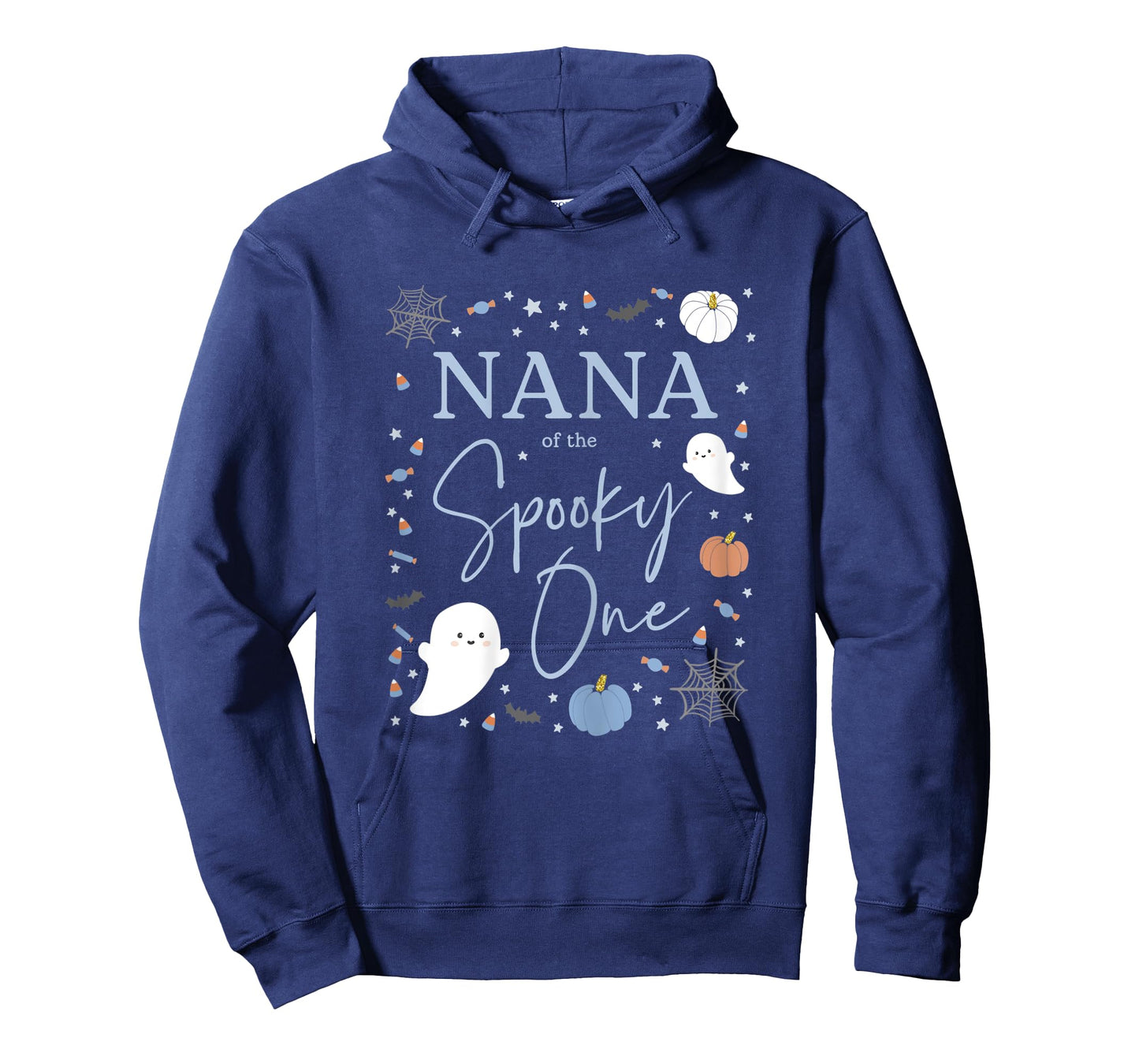Womens Nana of the Spooky One First Birthday Blue Boy 1st Halloween T-Shirt
