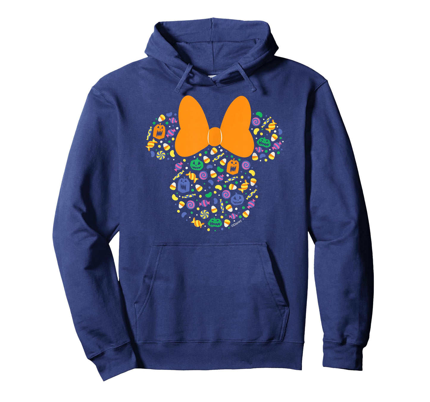 Disney Minnie Mouse Halloween Head Icon Pumpkins and Candy T-Shirt