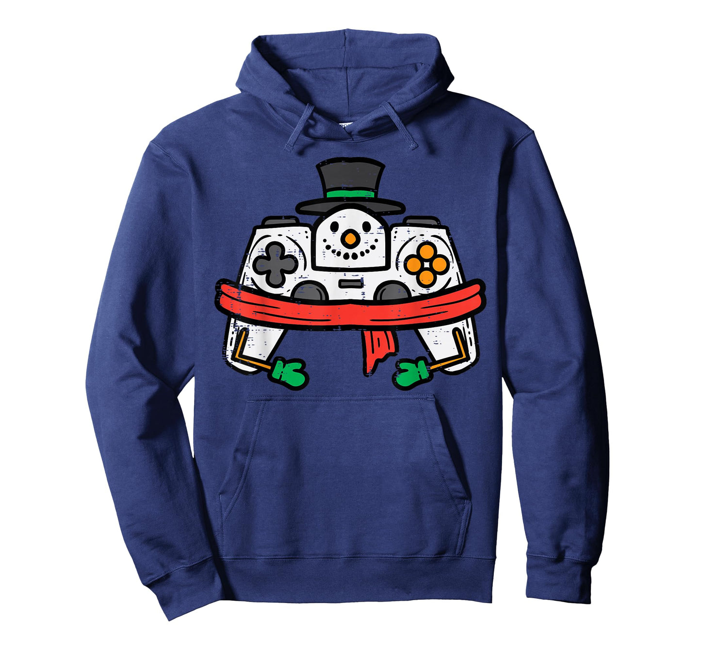 Christmas Snowman Gamer Controller Xmas Gaming Men Boys Kids T-Shirt