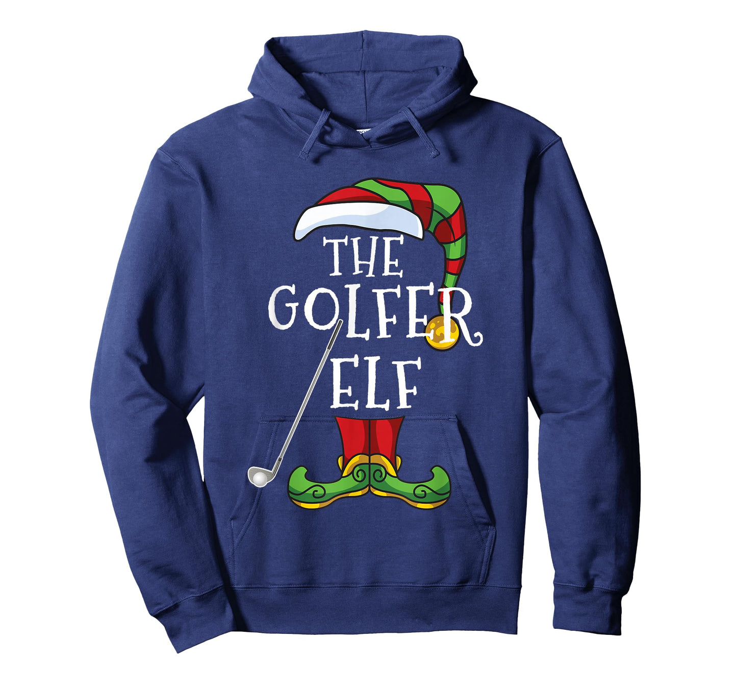 Golfer Elf Golf Family Matching Christmas Group Funny T-Shirt