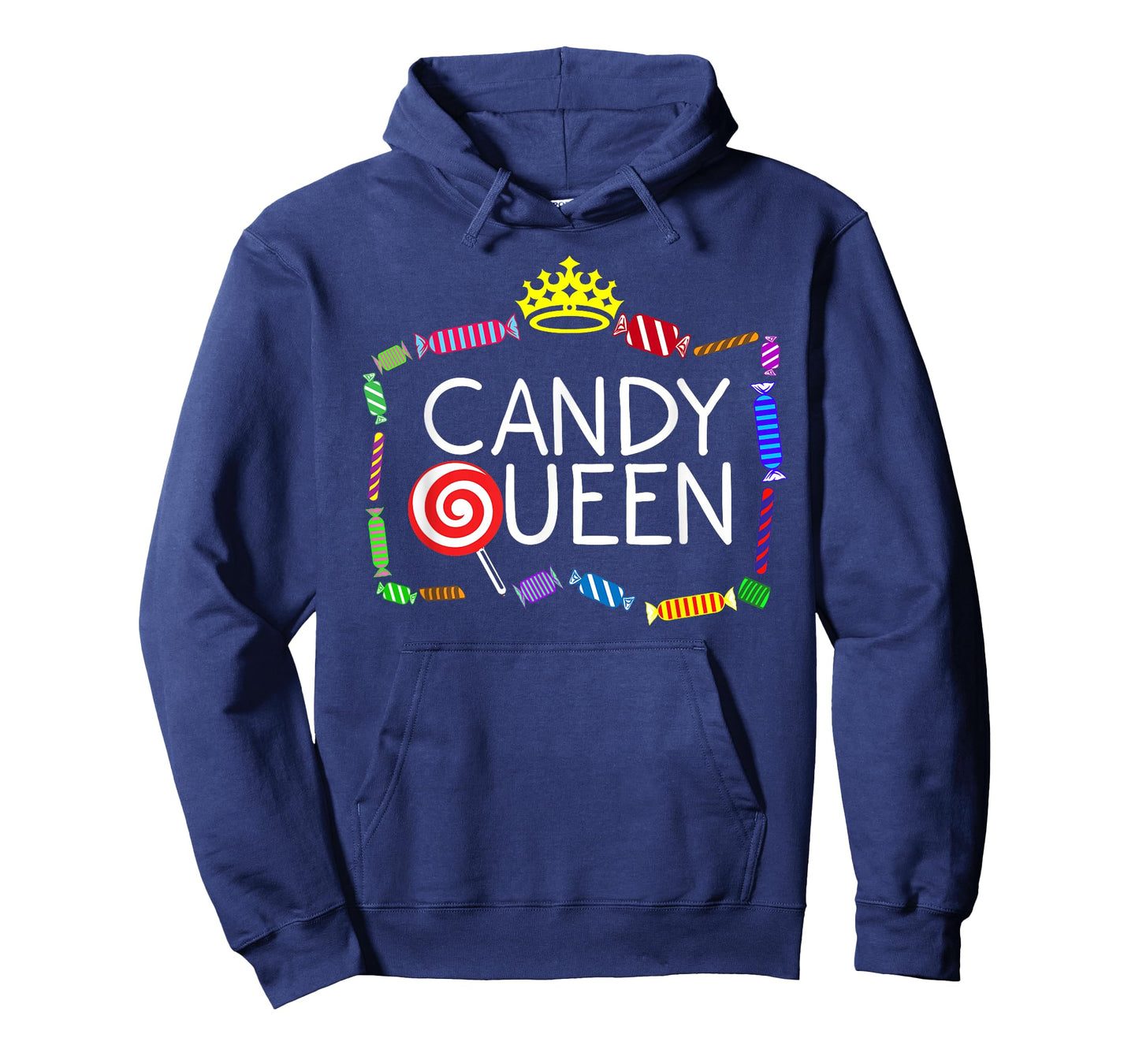 Funny Candy Queen Gift For Lollipop Lover Sweet Tooth Women T-Shirt