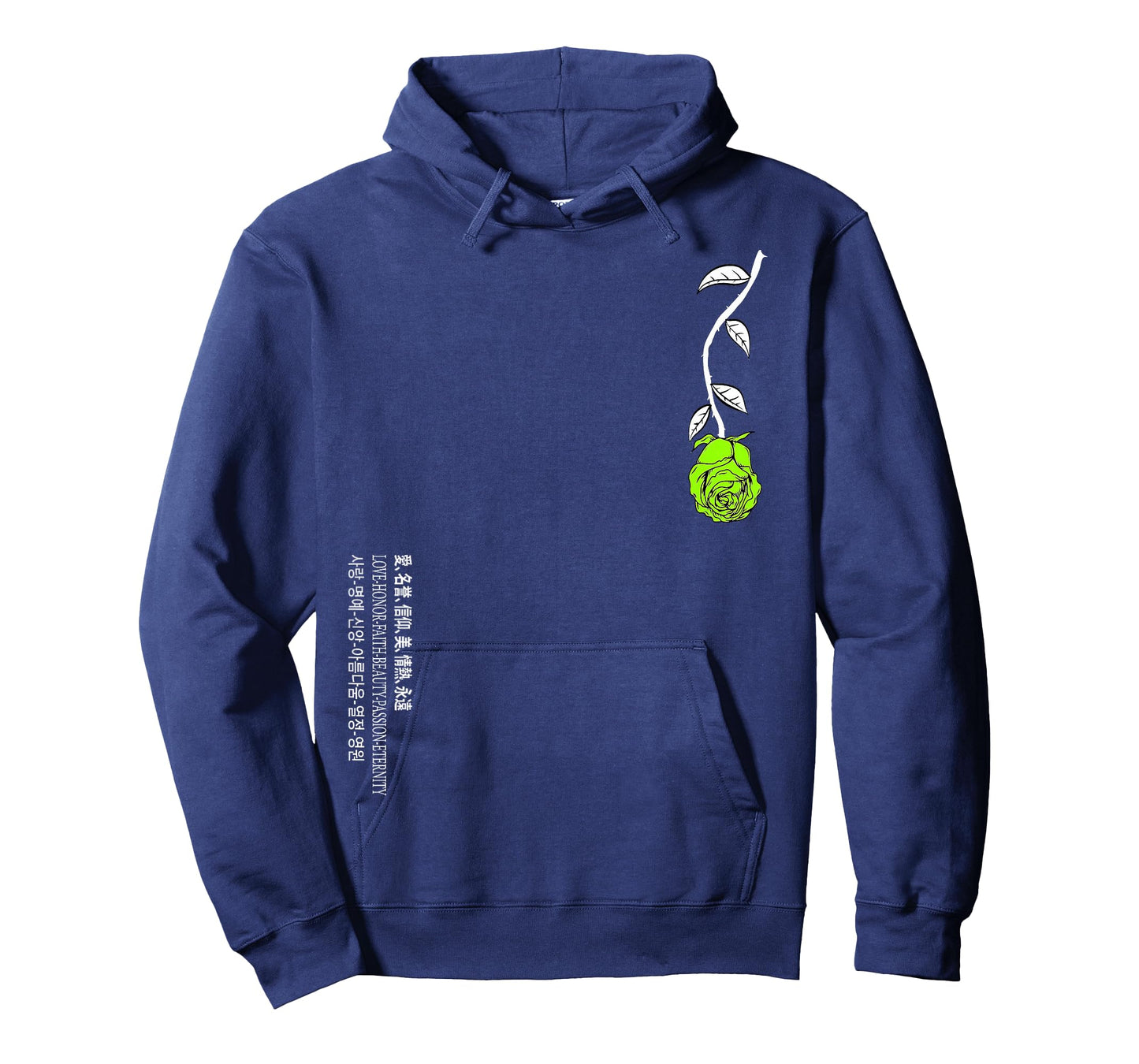 Green Rose Never Lost in Translation Green Graphic T-Shirt