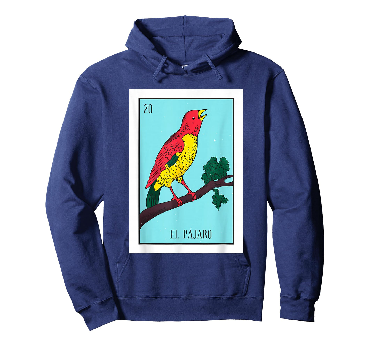 El Pajaro Lottery Card The Bird Card Mexican Lottery T-Shirt
