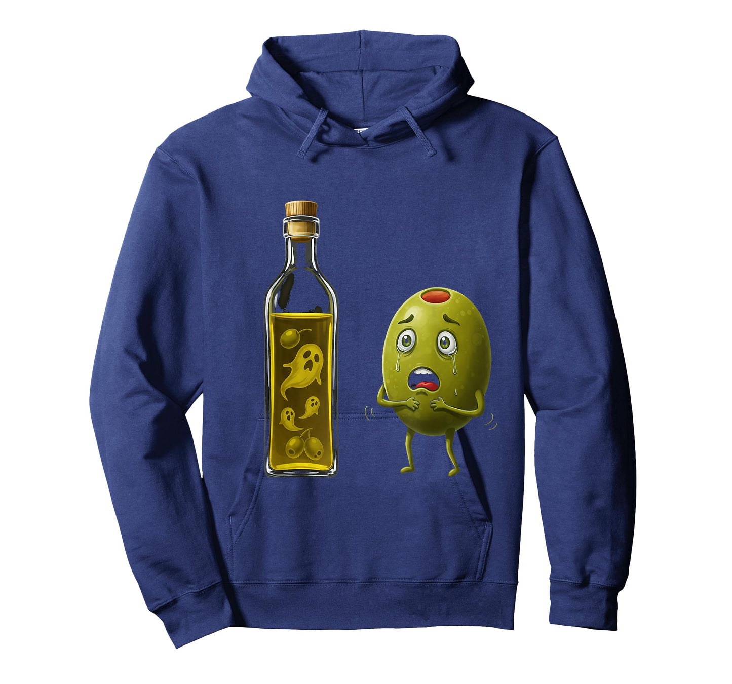 Funny Olive Oil Ghost Horror Humor Halloween Costume Design T-Shirt