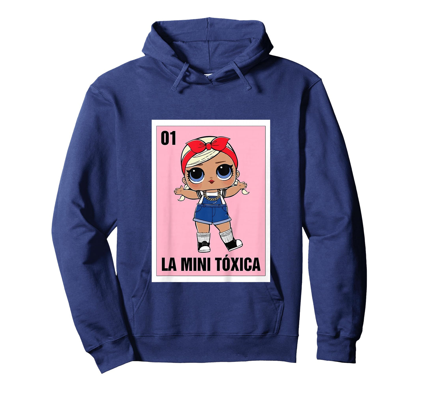 La Mini Toxica Mexican Bingo Card Game Spanish Baby Girl T-Shirt