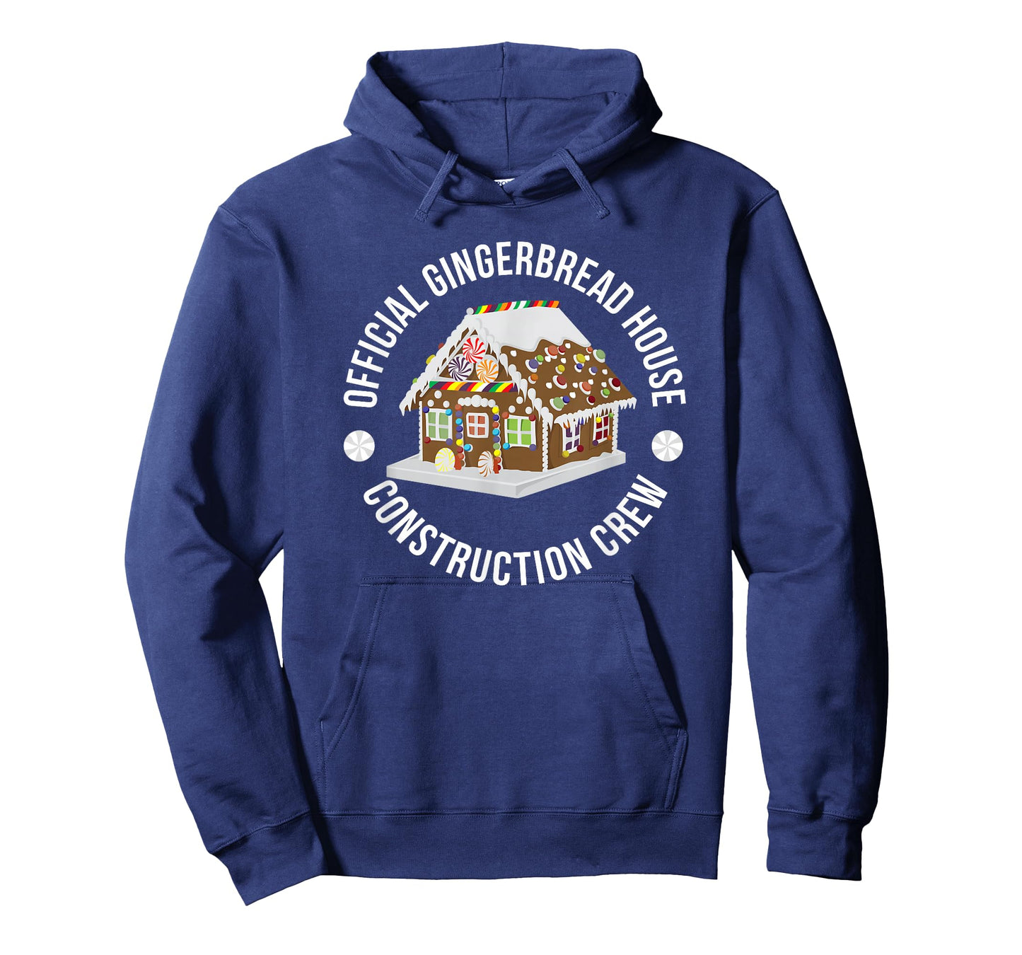 Funny Official Gingerbread House Construction Crew Christmas T-Shirt