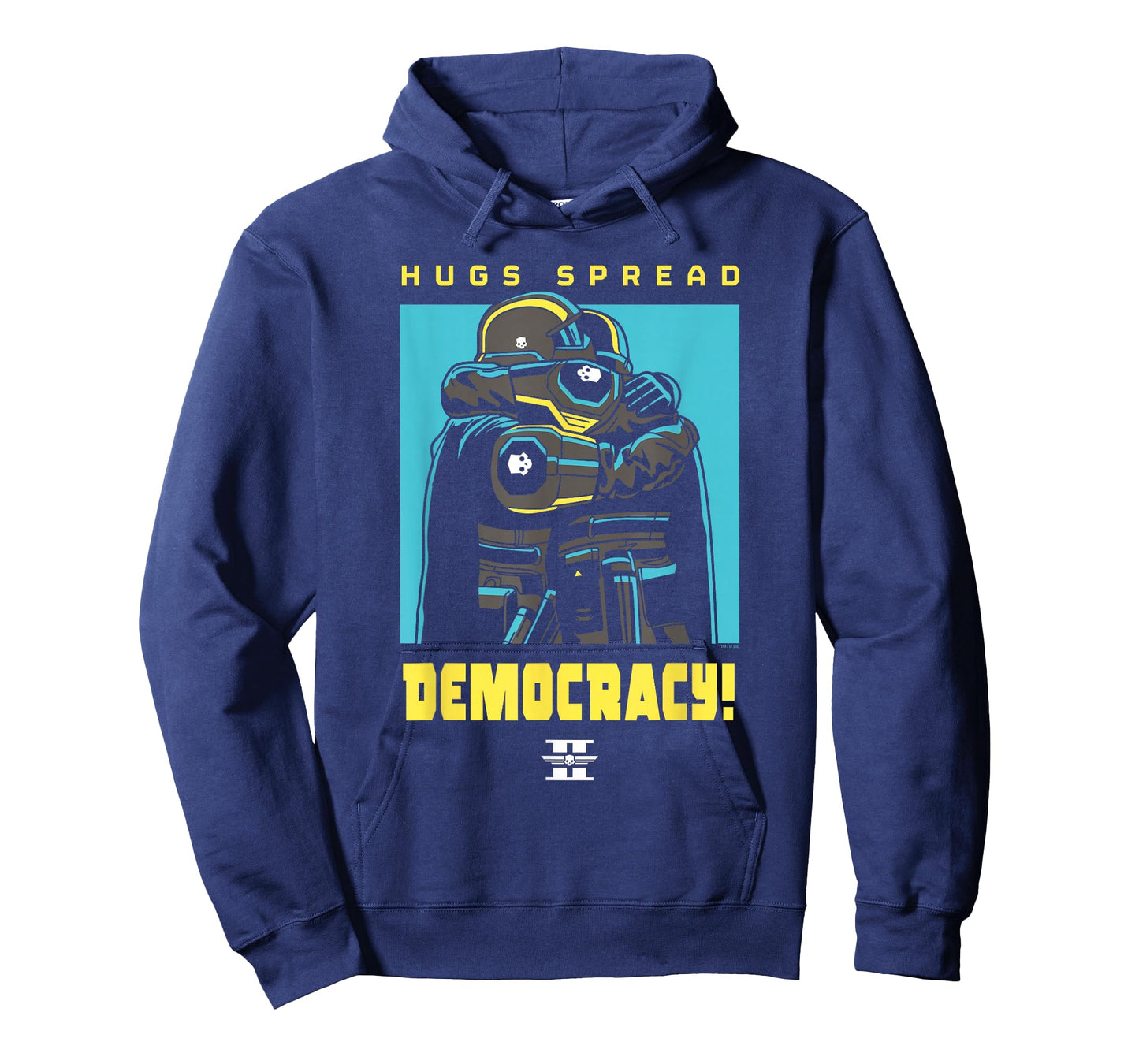 Helldivers 2 PlayStation Video Game Hugs Spread Democracy T-Shirt