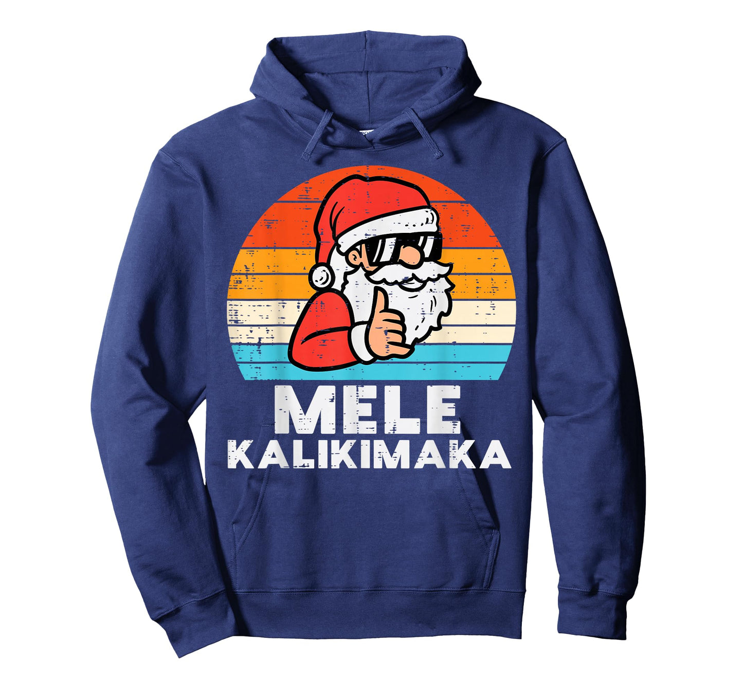 Santa Mele Kalikimaka Hawaiian Christmas Xmas Men Women Kids T-Shirt
