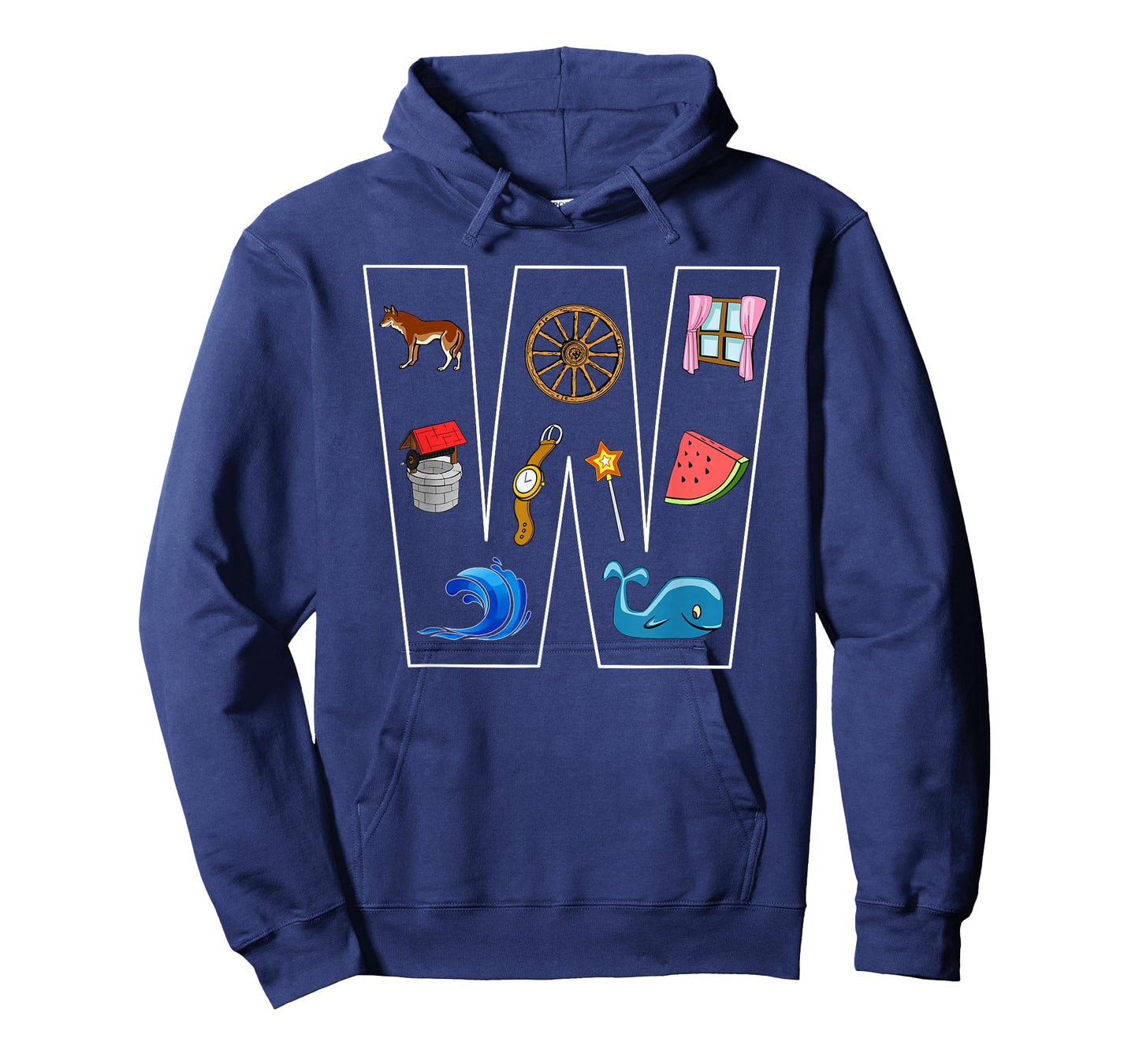 Alphabet Letter W Phonics Objects That Start With W Shirt T-Shirt