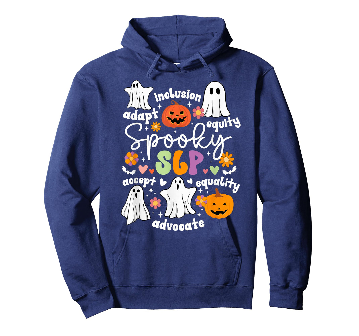 Spooky SLP Halloween Speech Language Pathologist Groovy T-Shirt