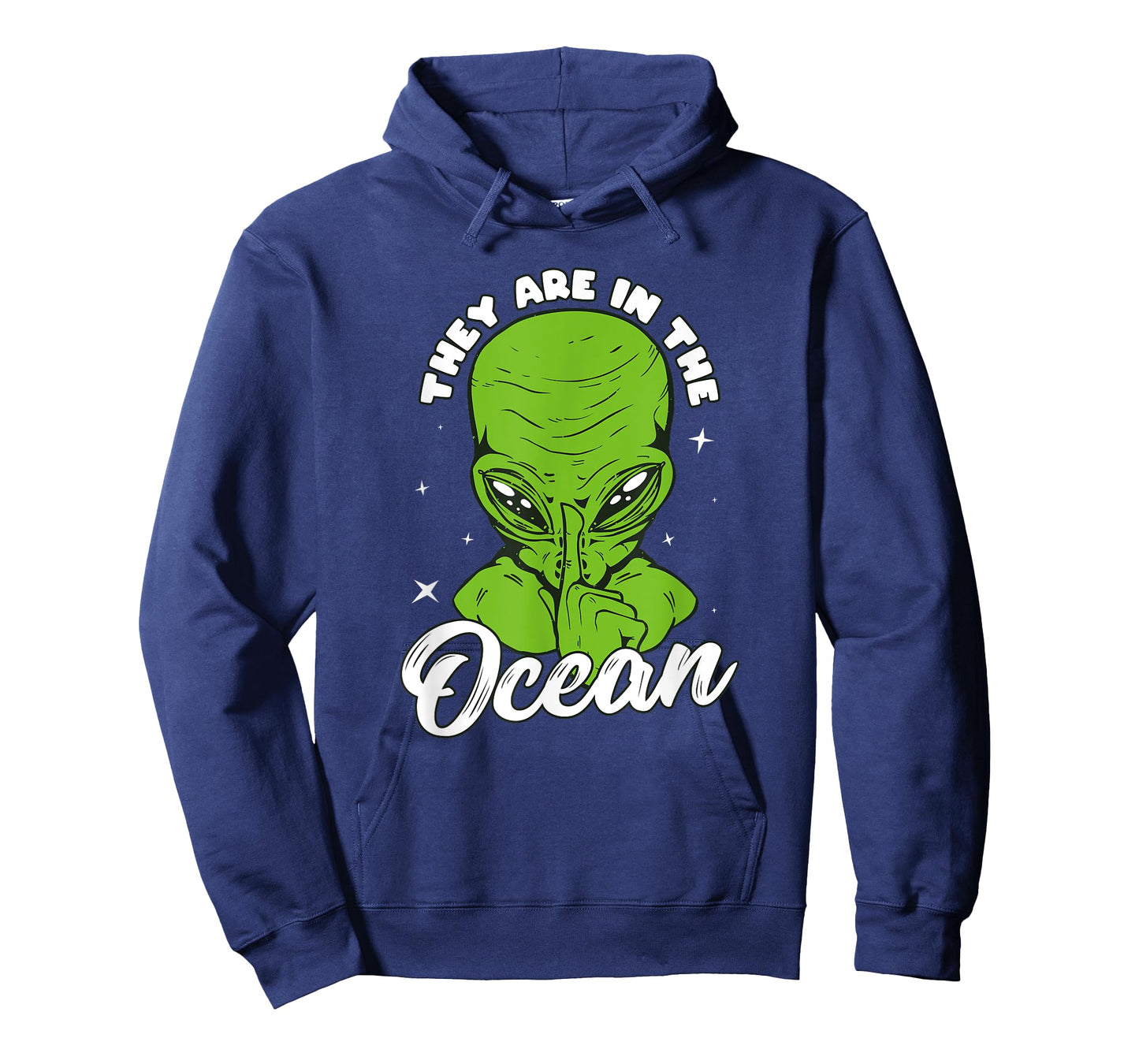 Alien Head They Are In The Ocean Extraterrestrial Ufo T-Shirt