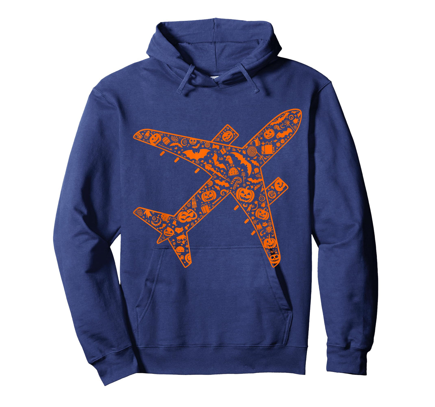Funny Pumpkin Airplane Candy Halloween Mens Womens Kids T-Shirt