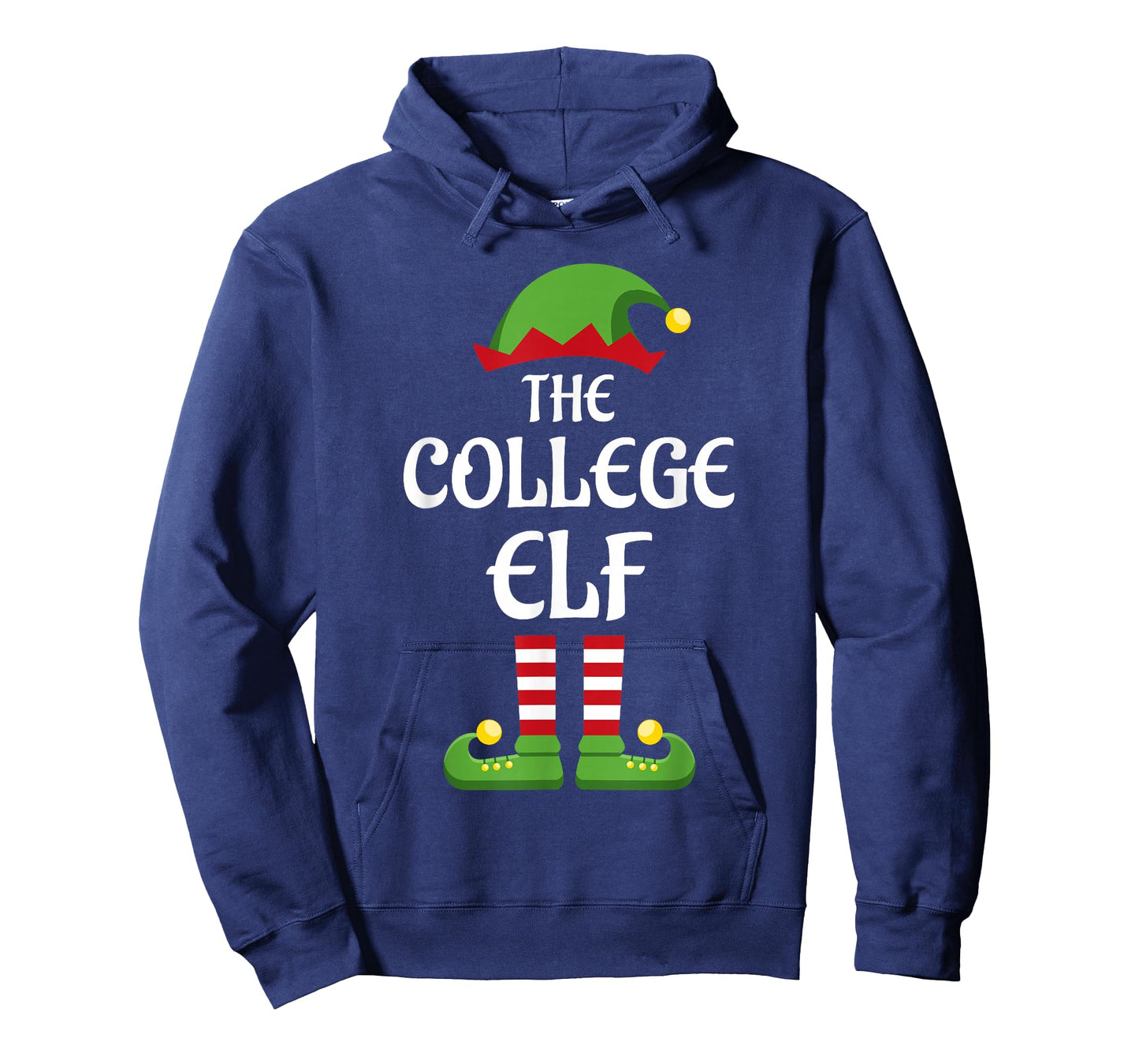 College Elf Family Matching Group Christmas T-Shirt