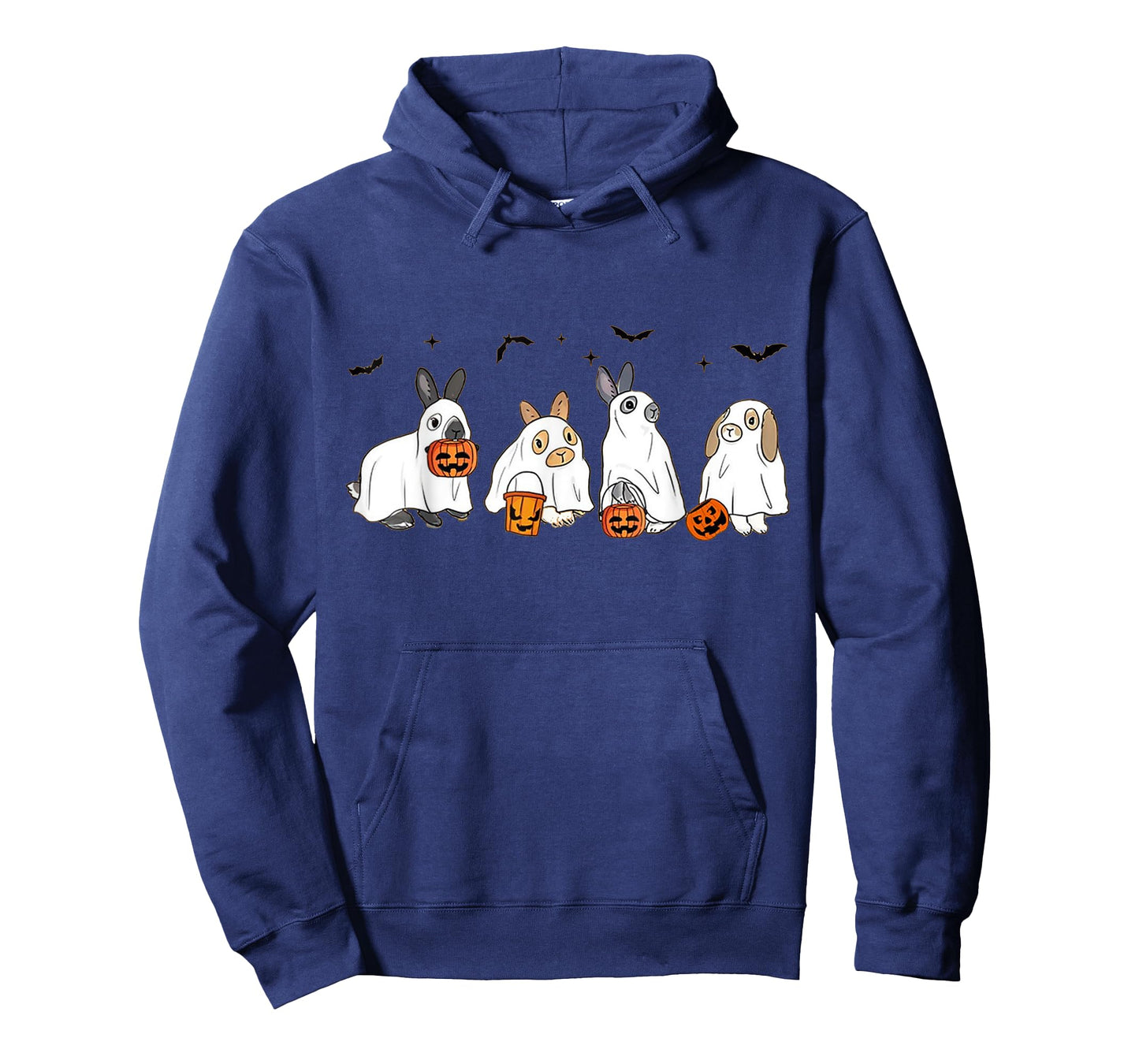 Cute Fall Ghost Bunny Rabbit Halloween Costume Spooky Season T-Shirt