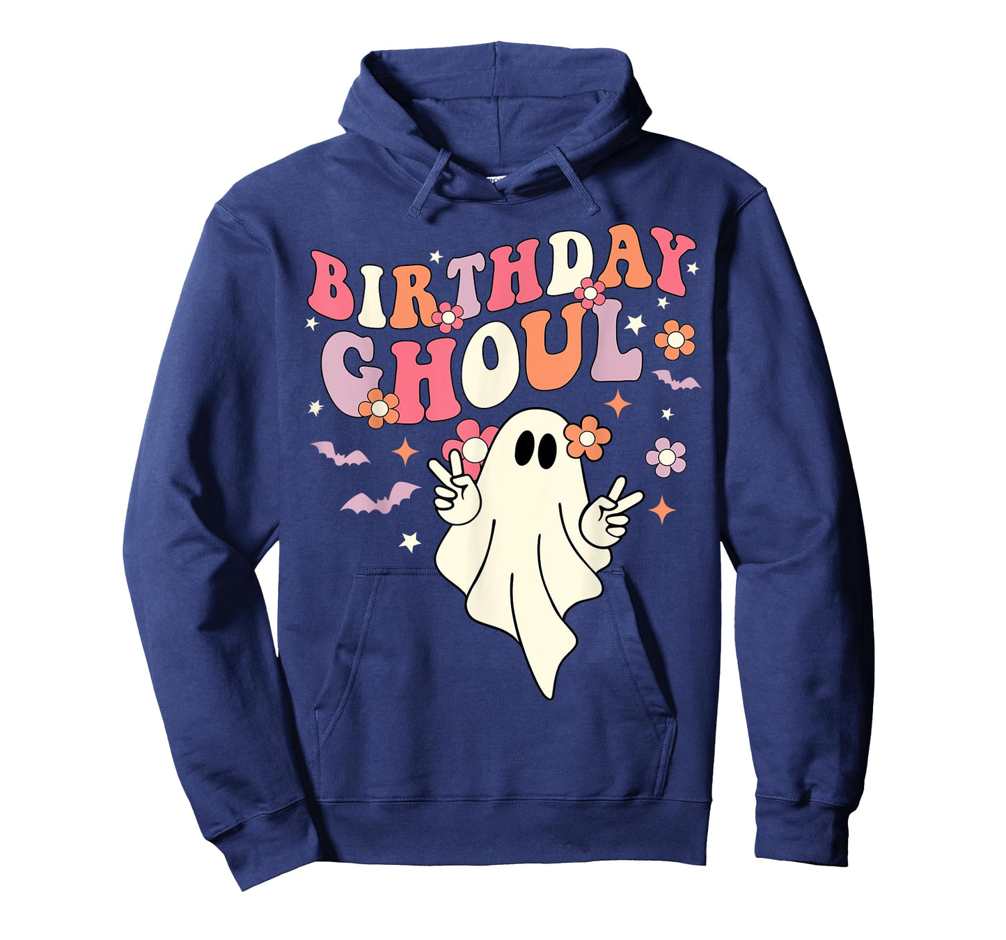 Cute Boo Ghost Kids Girls Groovy Halloween Birthday Ghoul T-Shirt