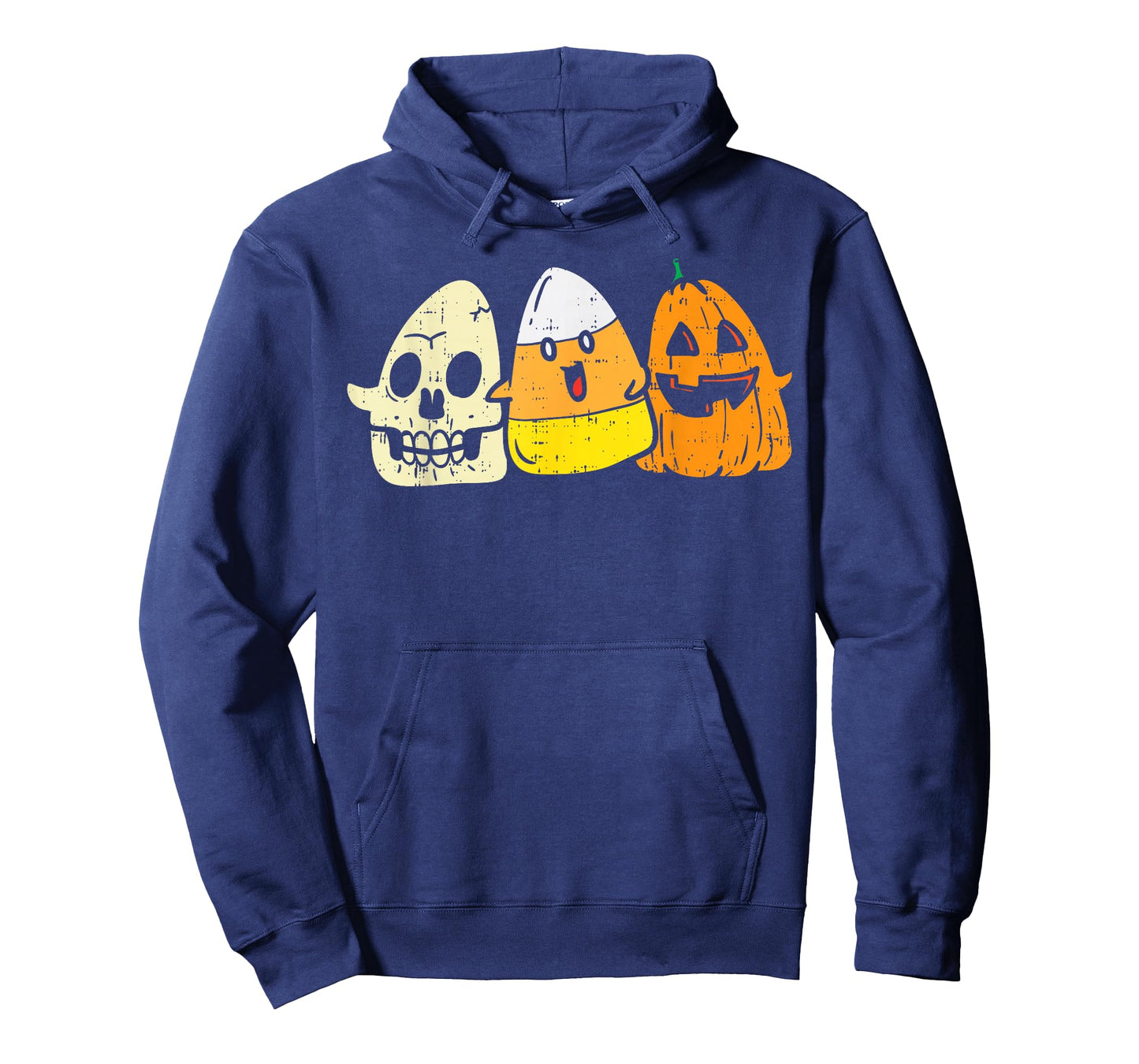 Candy Corn Skeleton Skull Pumpkin Fun Halloween Costume Kids T-Shirt