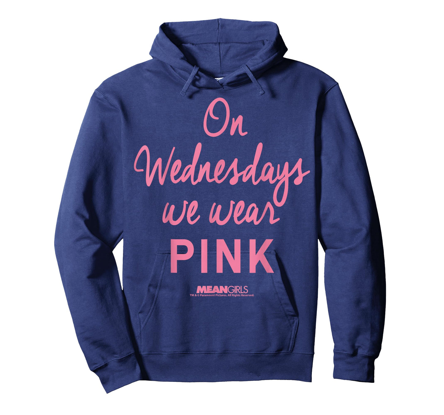 Mean Girls On Wednesdays We Wear Pink Script T-Shirt