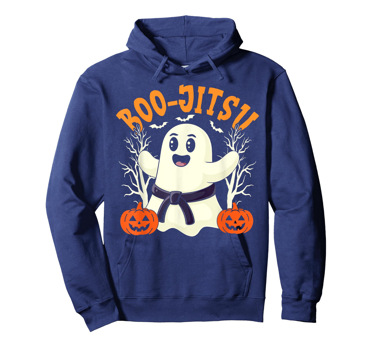 Boo-Jitsu Halloween Spooky Ghost Brazilian Jiu-JItsu BJJ T-Shirt
