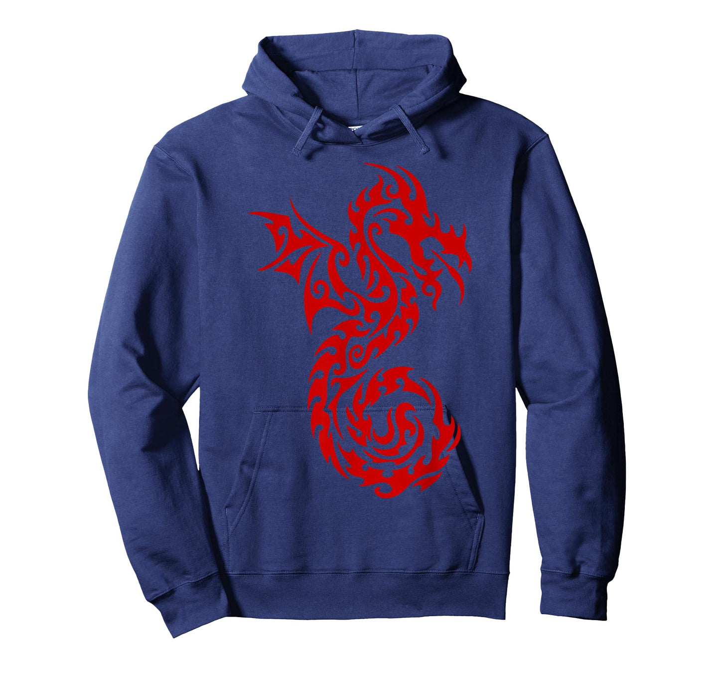 Red Tribal Dragon T-Shirt Chinese Firedrake Art Print T-Shirt