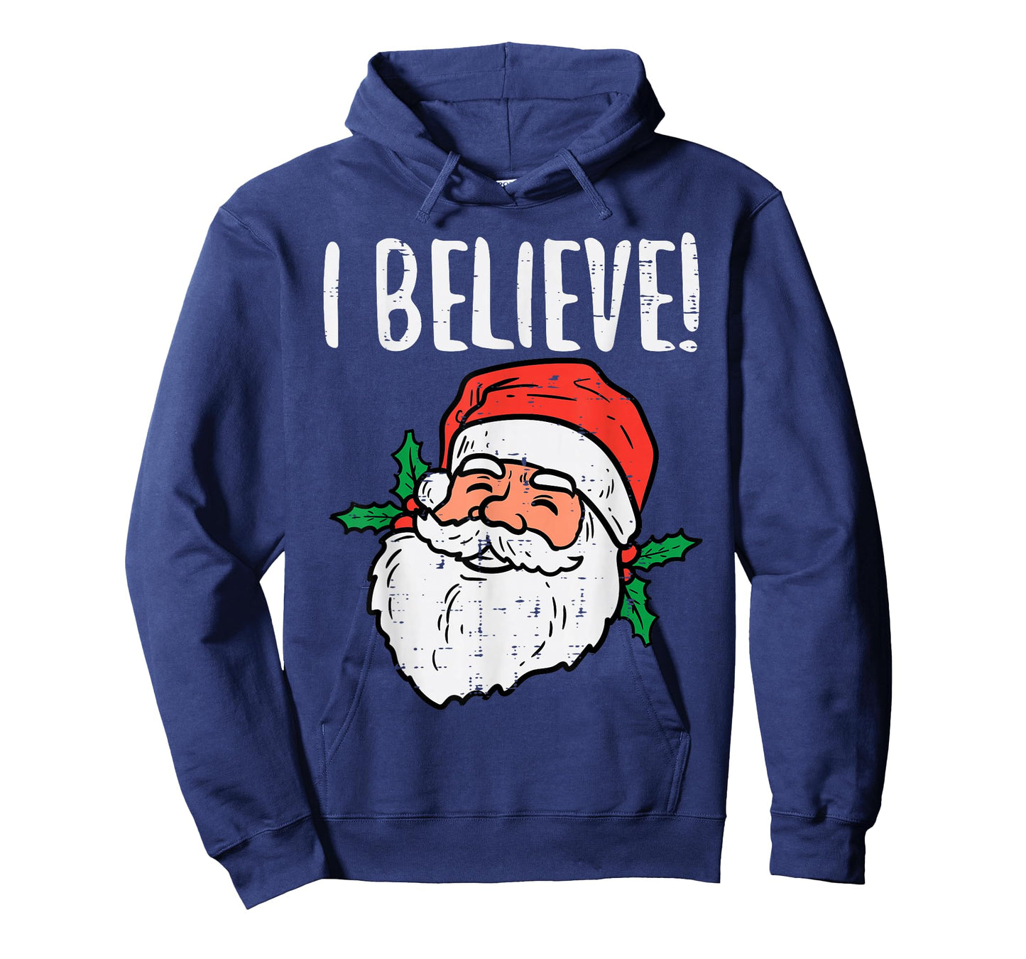 I Believe Santa Cute Christmas Xmas Men Women T-Shirt
