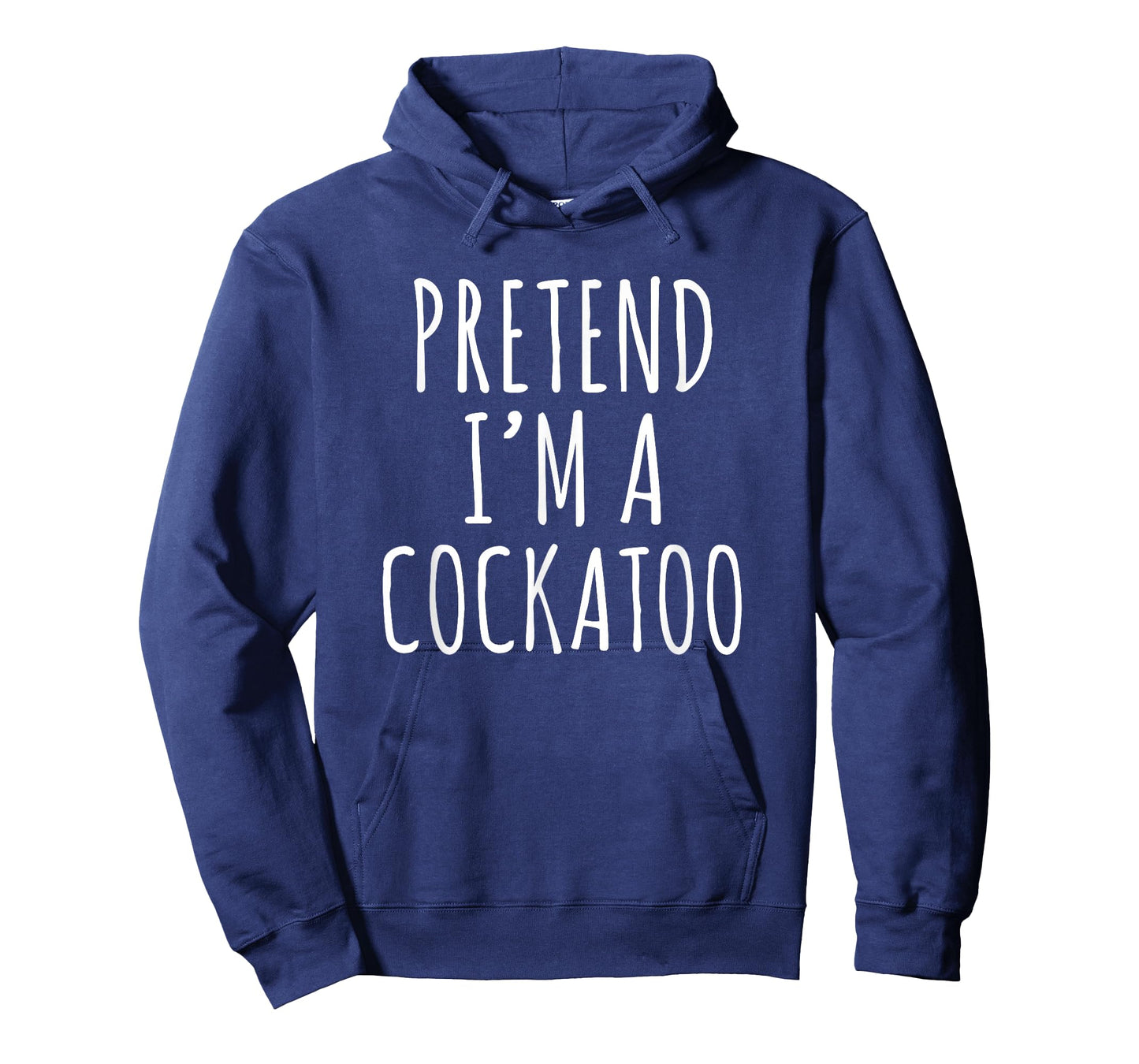 Lazy Halloween Costume Pretend I'm A Cockatoo Simple T-Shirt