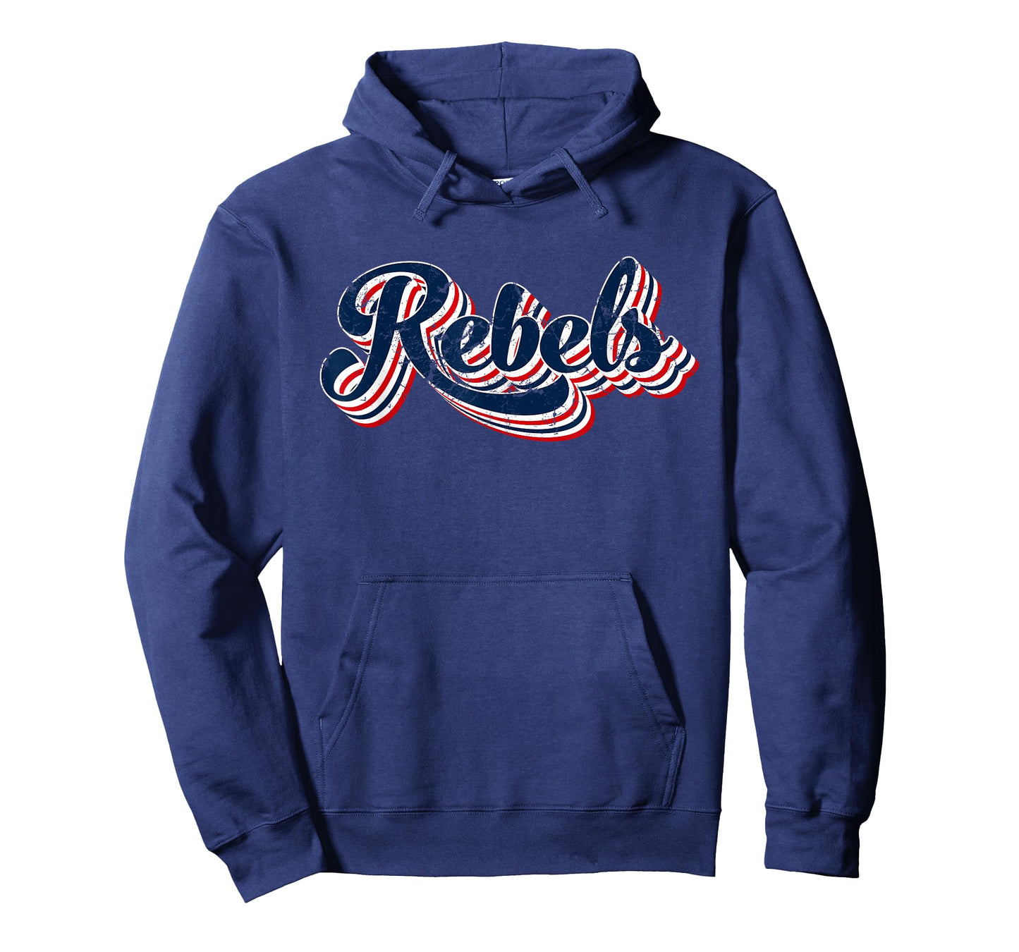 Rebels Patriotic USA America Proud 4th of July Retro Graphic T-Shirt