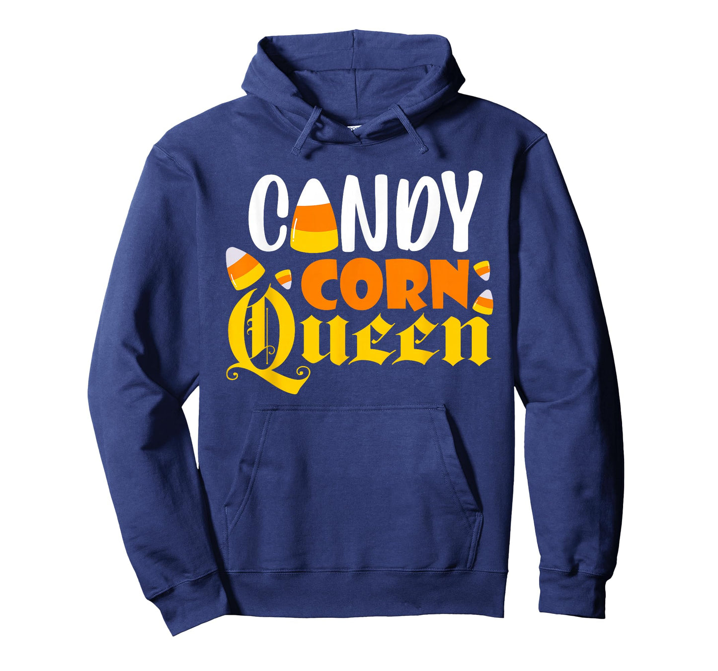 Candy Corn Queen Costume Halloween Cute Kawaii Crown Girls T-Shirt