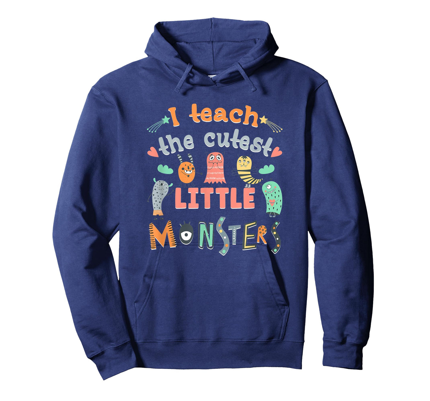 I Teach The Cutest Little Monsters Teacher Toddler Outfit T-Shirt