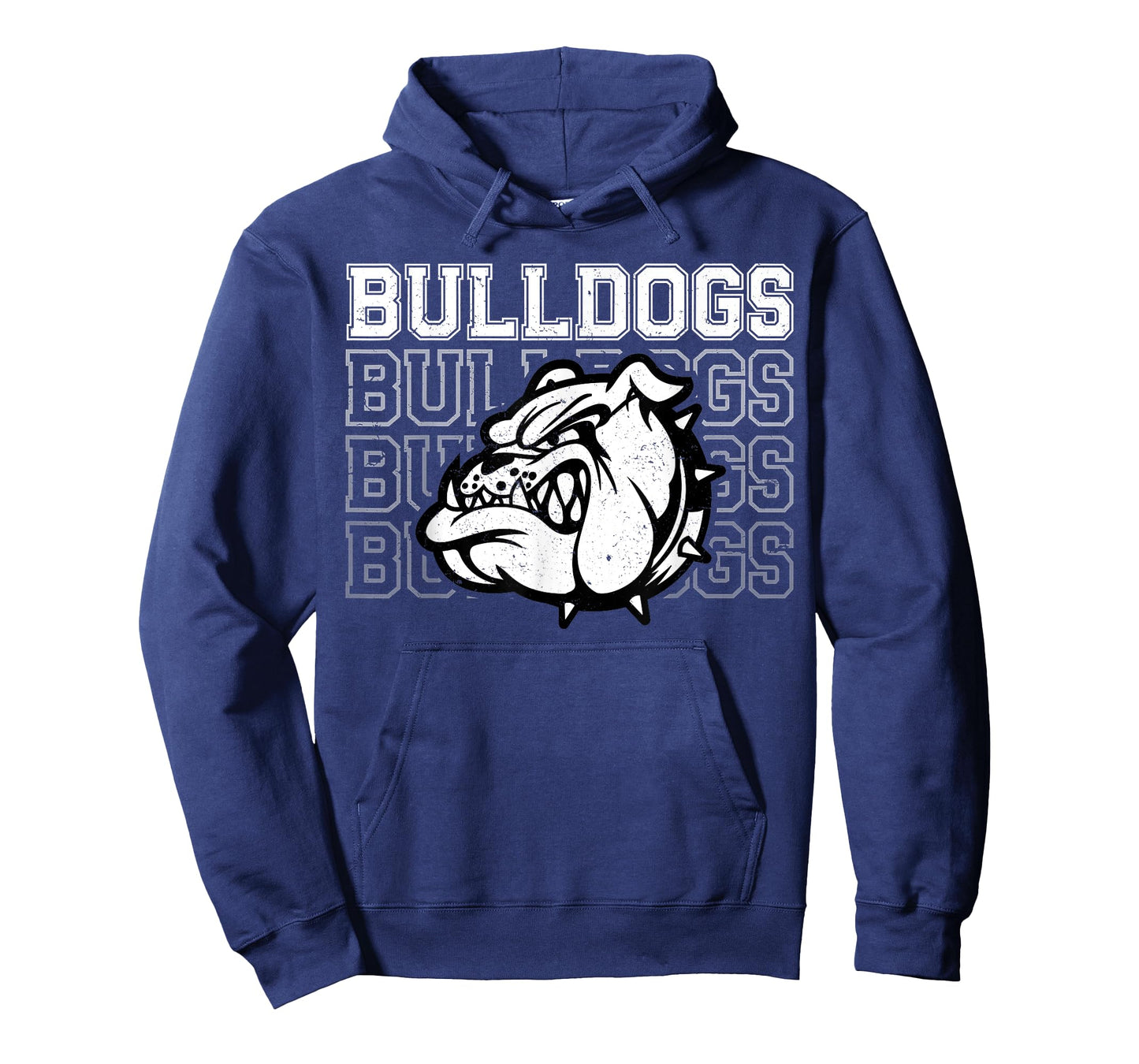 Bulldogs Mascot Team Spirit Vintage Sports Fan T-Shirt